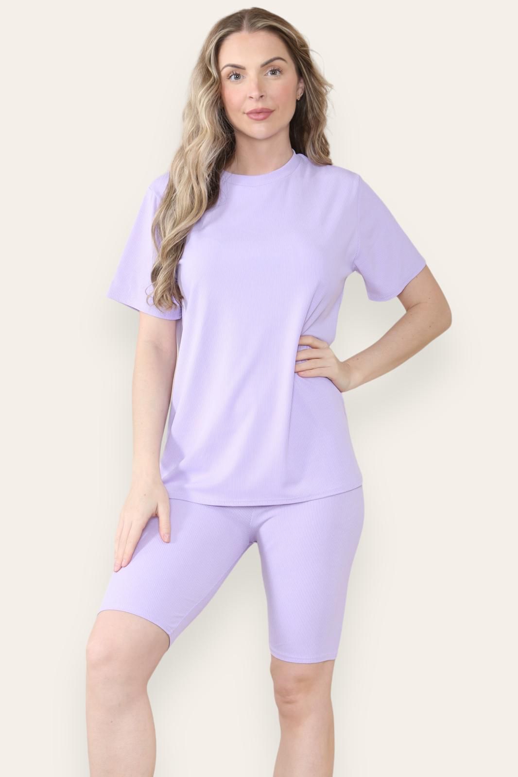 Ribbed Cycling Sorts Set Shorts WearAll