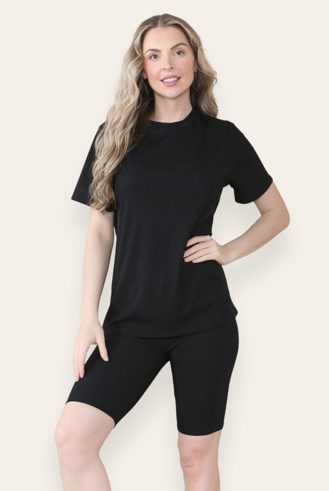 Ribbed Cycling Sorts Set Shorts WearAll