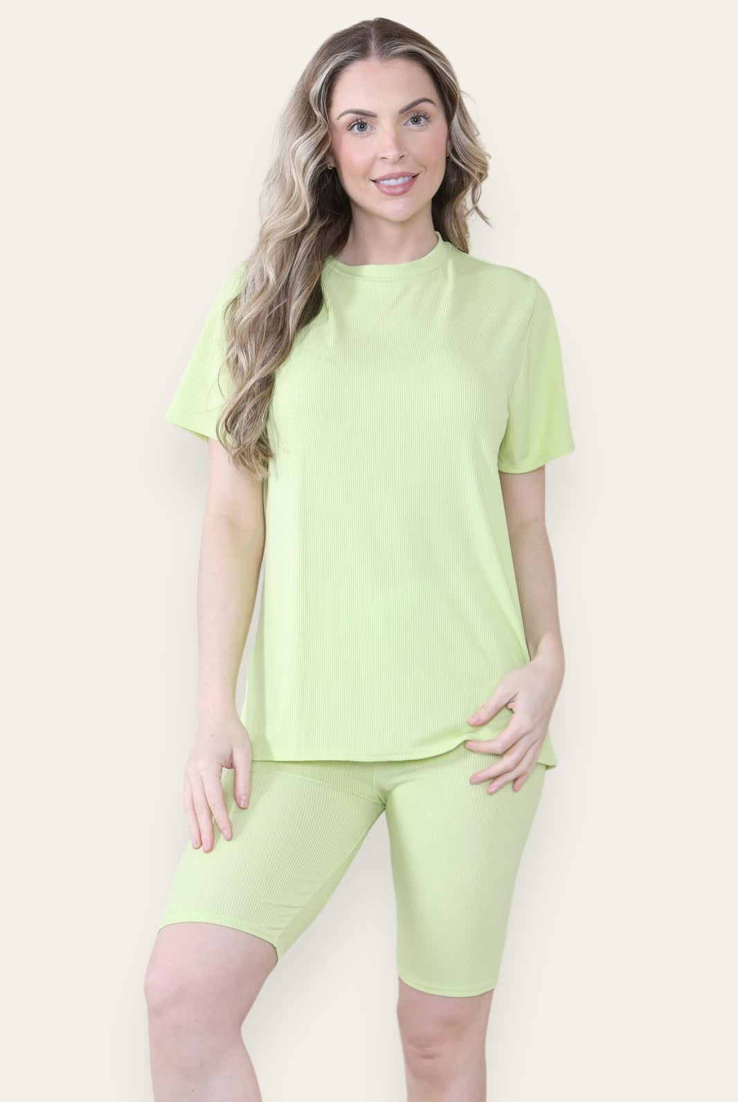 Ribbed Cycling Sorts Set Shorts WearAll