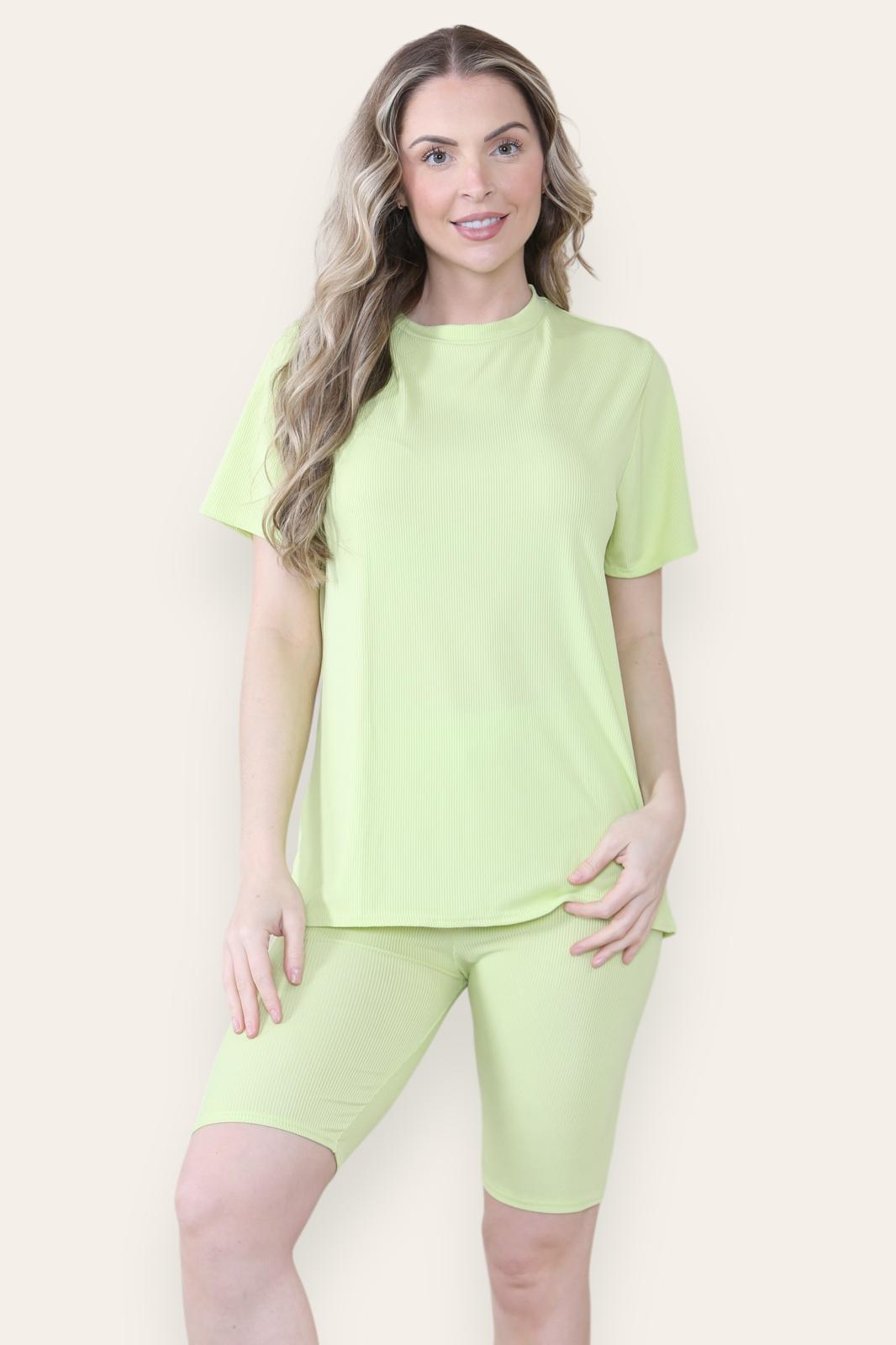 Ribbed Cycling Sorts Set Shorts WearAll