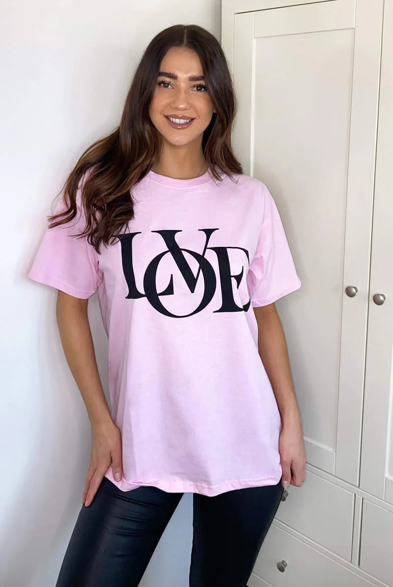 Love Black T-Shirt WearAll
