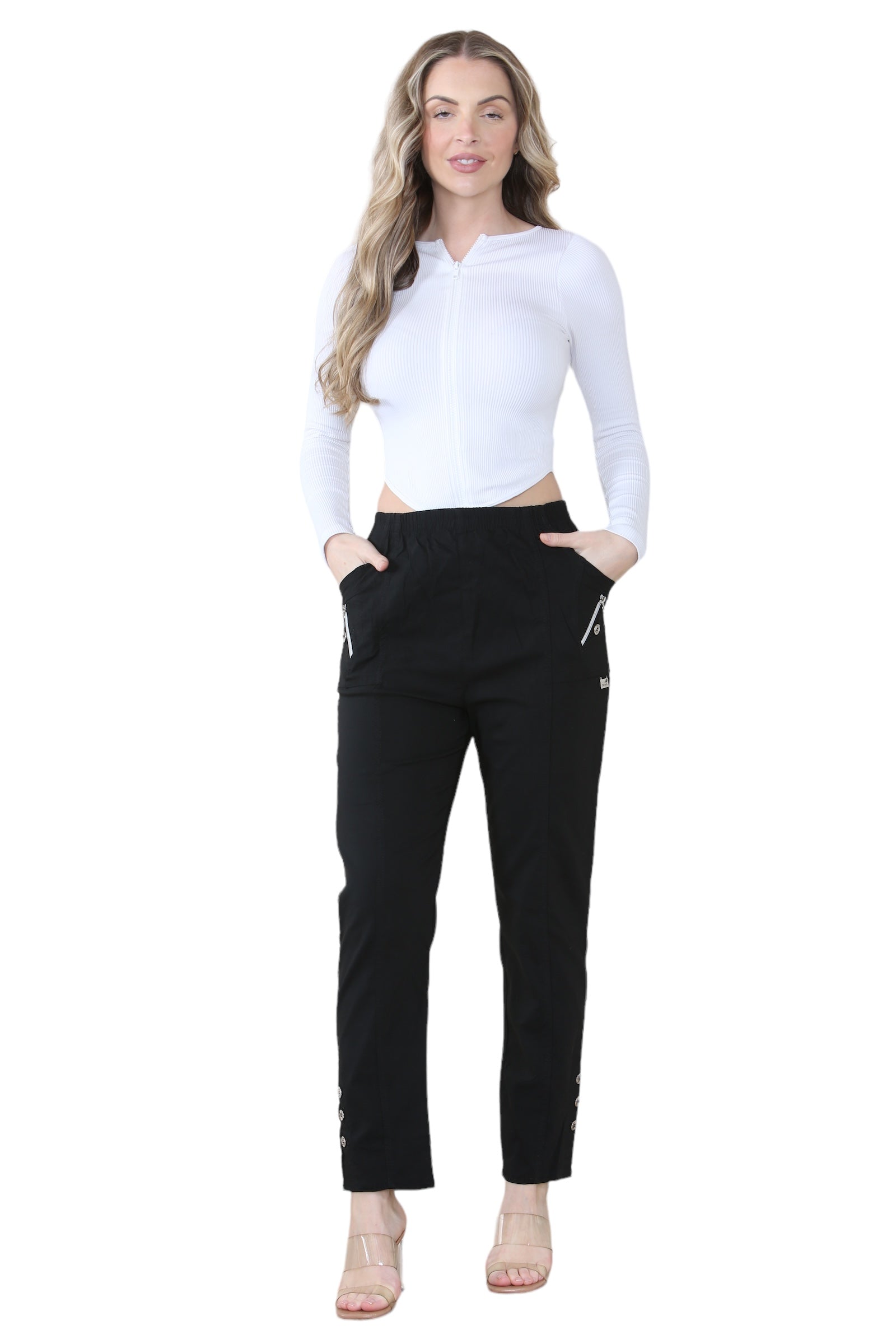Full Length Cherry Berry Long Pants Women Trousers Trousers WearAll