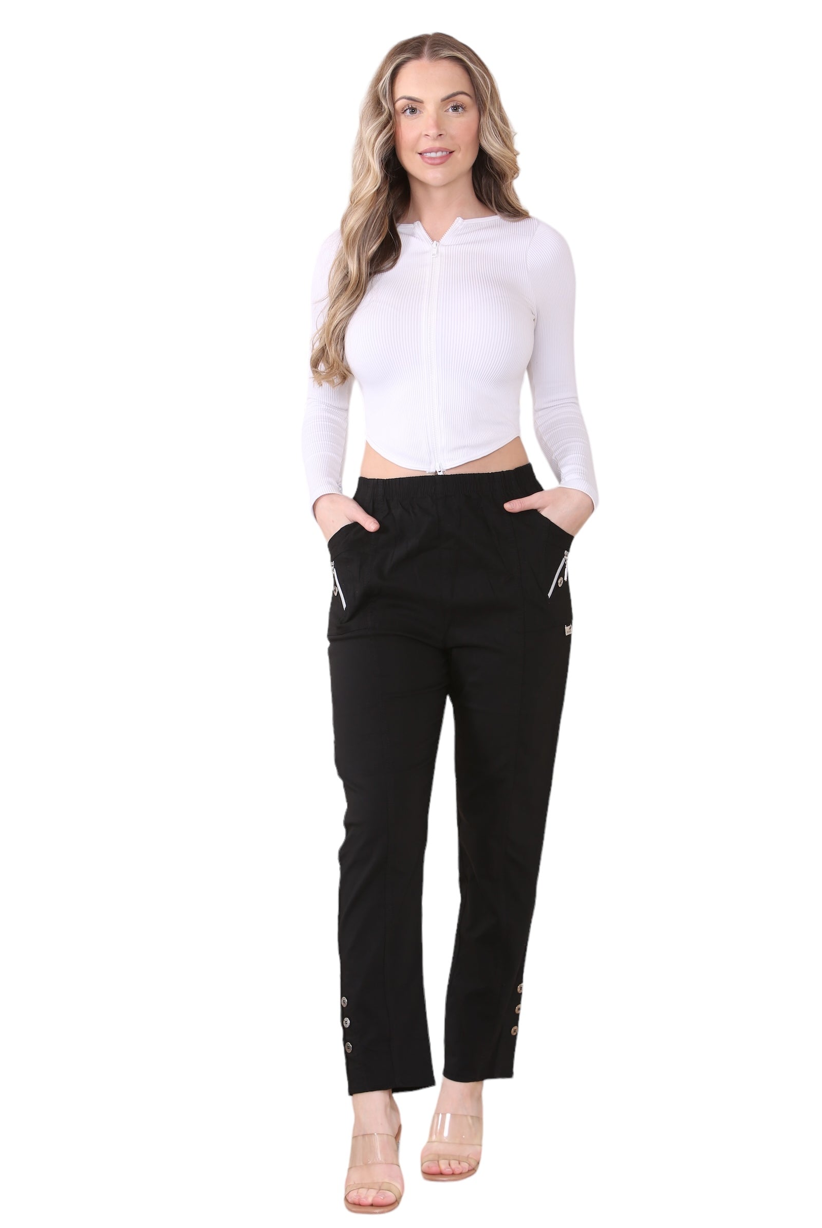 Full Length Cherry Berry Long Pants Women Trousers Trousers WearAll