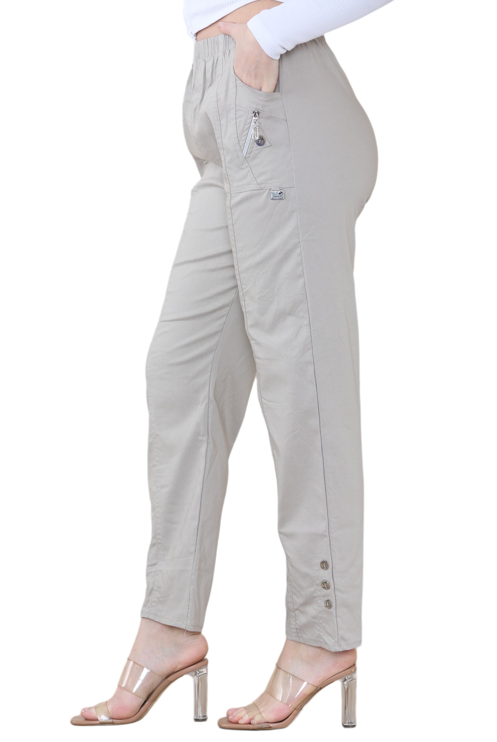 Full Length Cherry Berry Long Pants Women Trousers Trousers WearAll Stone 10