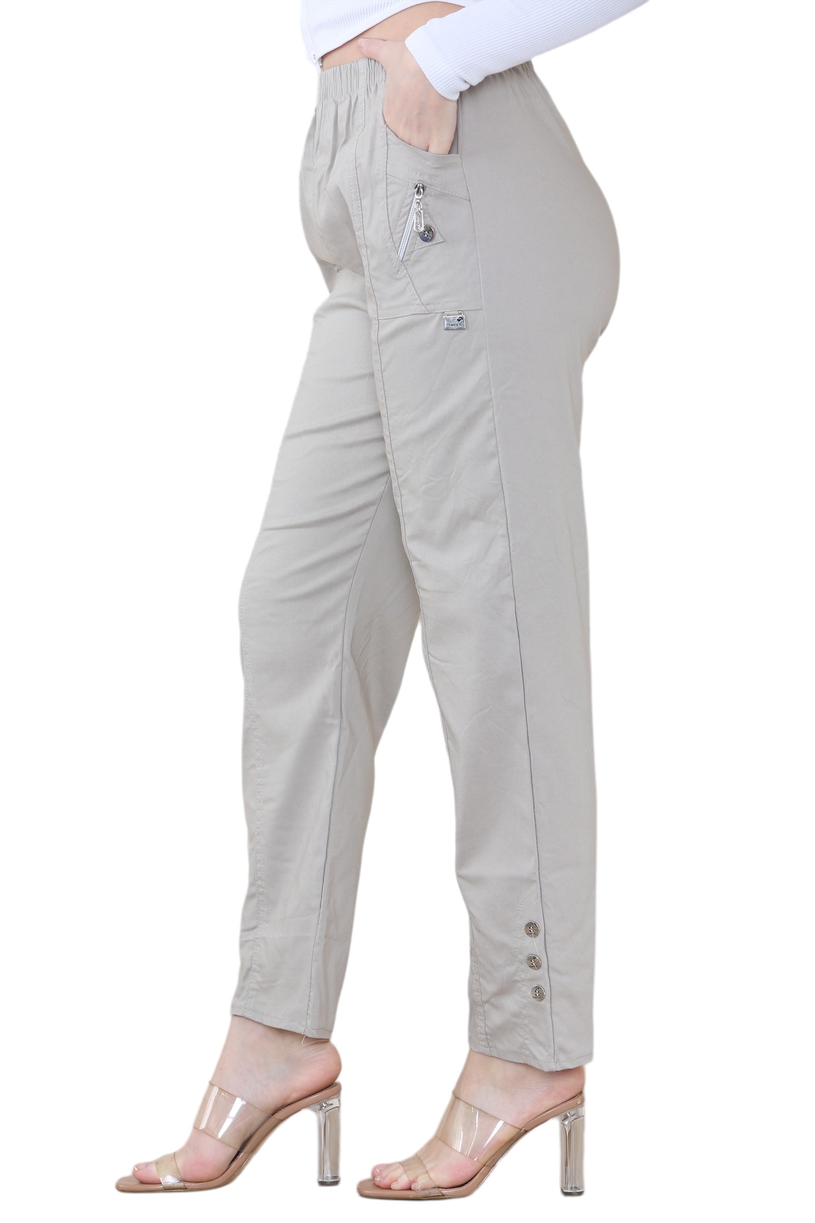 Full Length Cherry Berry Long Pants Women Trousers Trousers WearAll Stone 10