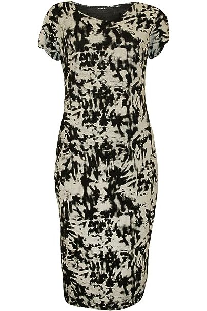 Plus Size Short Sleeve Tie Dye Print Midi Dress Dress WearAll