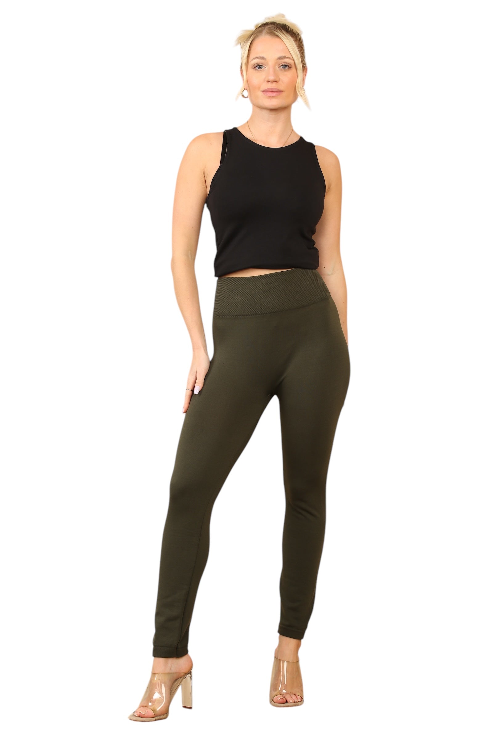 Fleece Lined Thermal Leggings Leggings WearAll