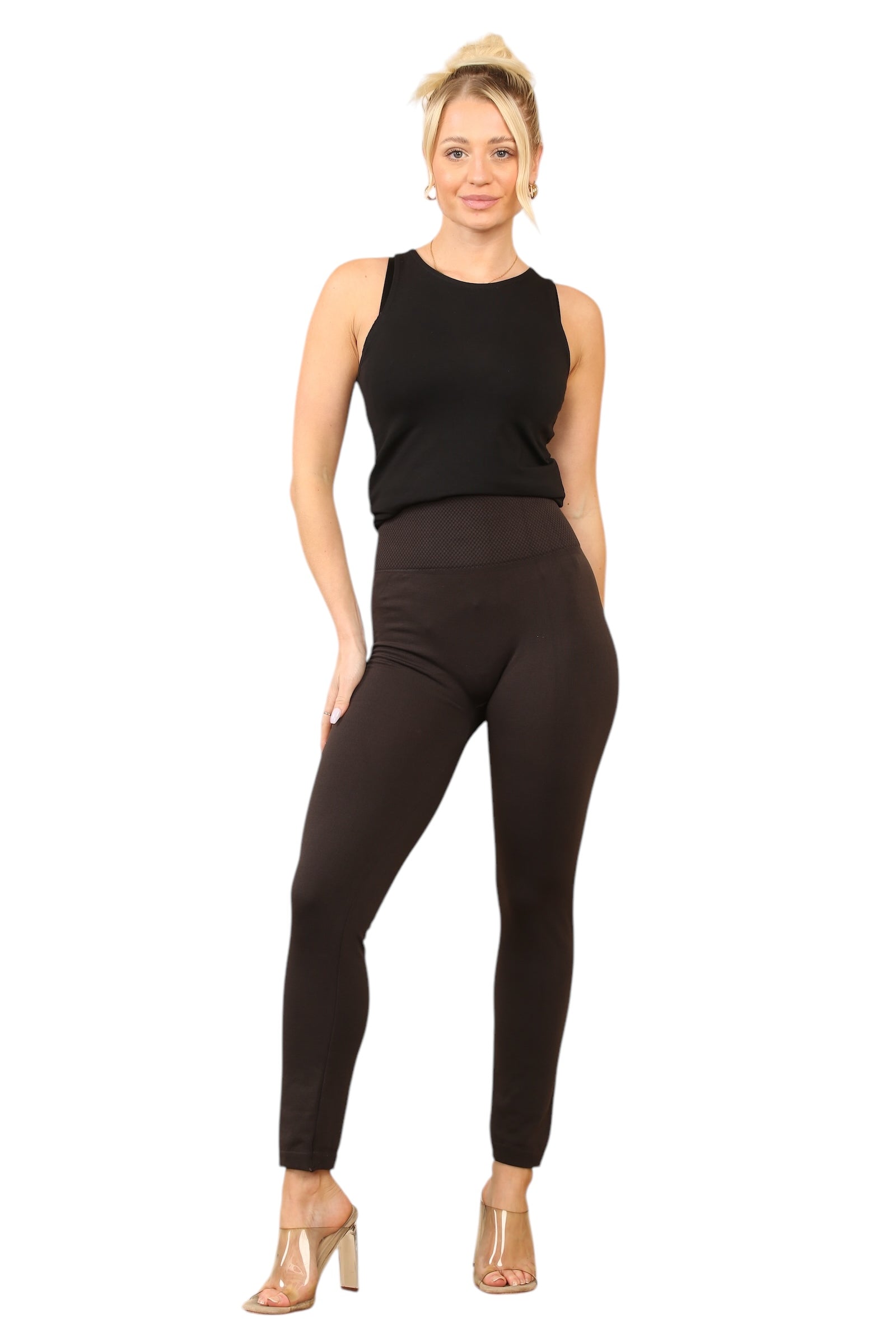 Fleece Lined Thermal Leggings Leggings WearAll
