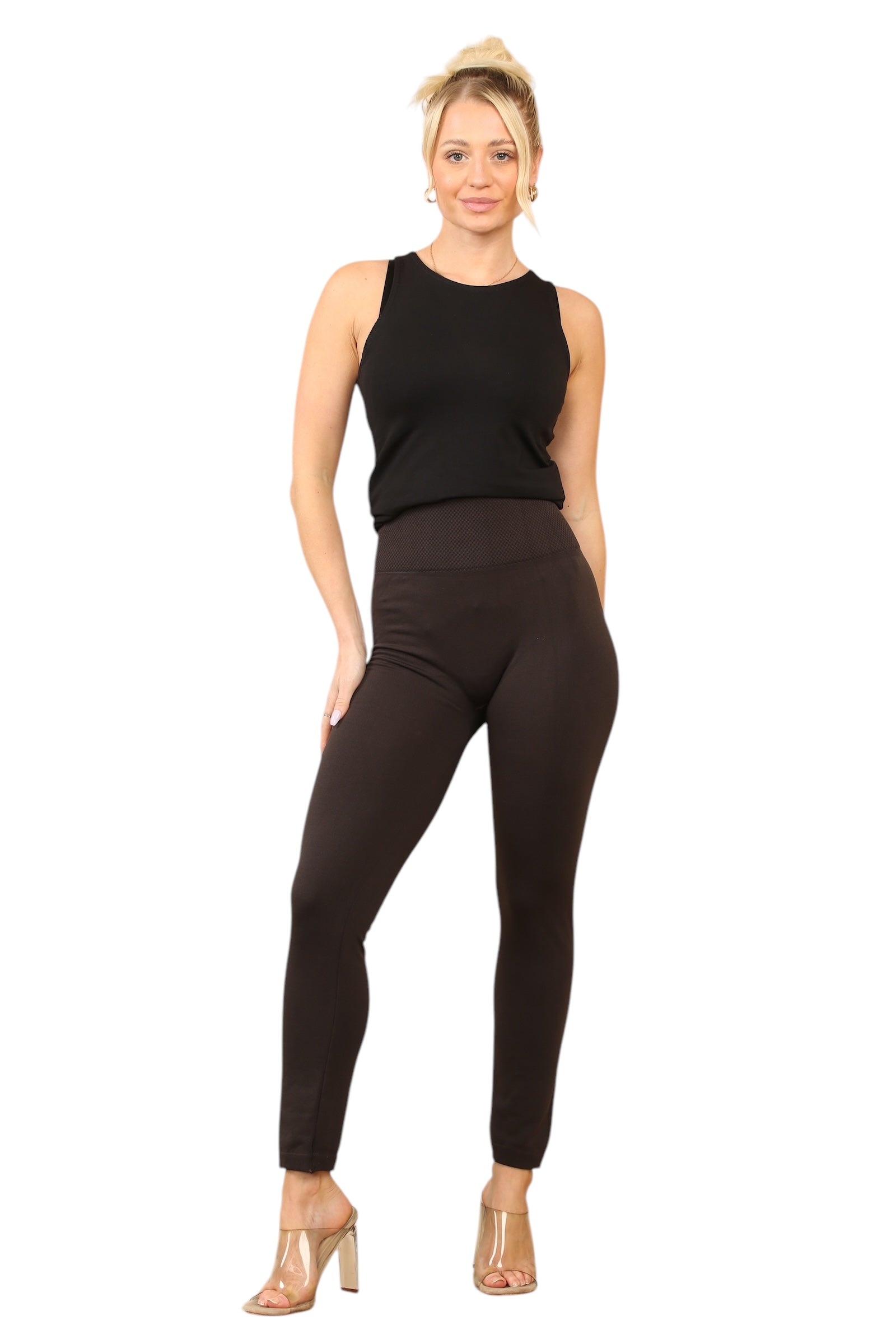Fleece Lined Thermal Leggings Leggings WearAll