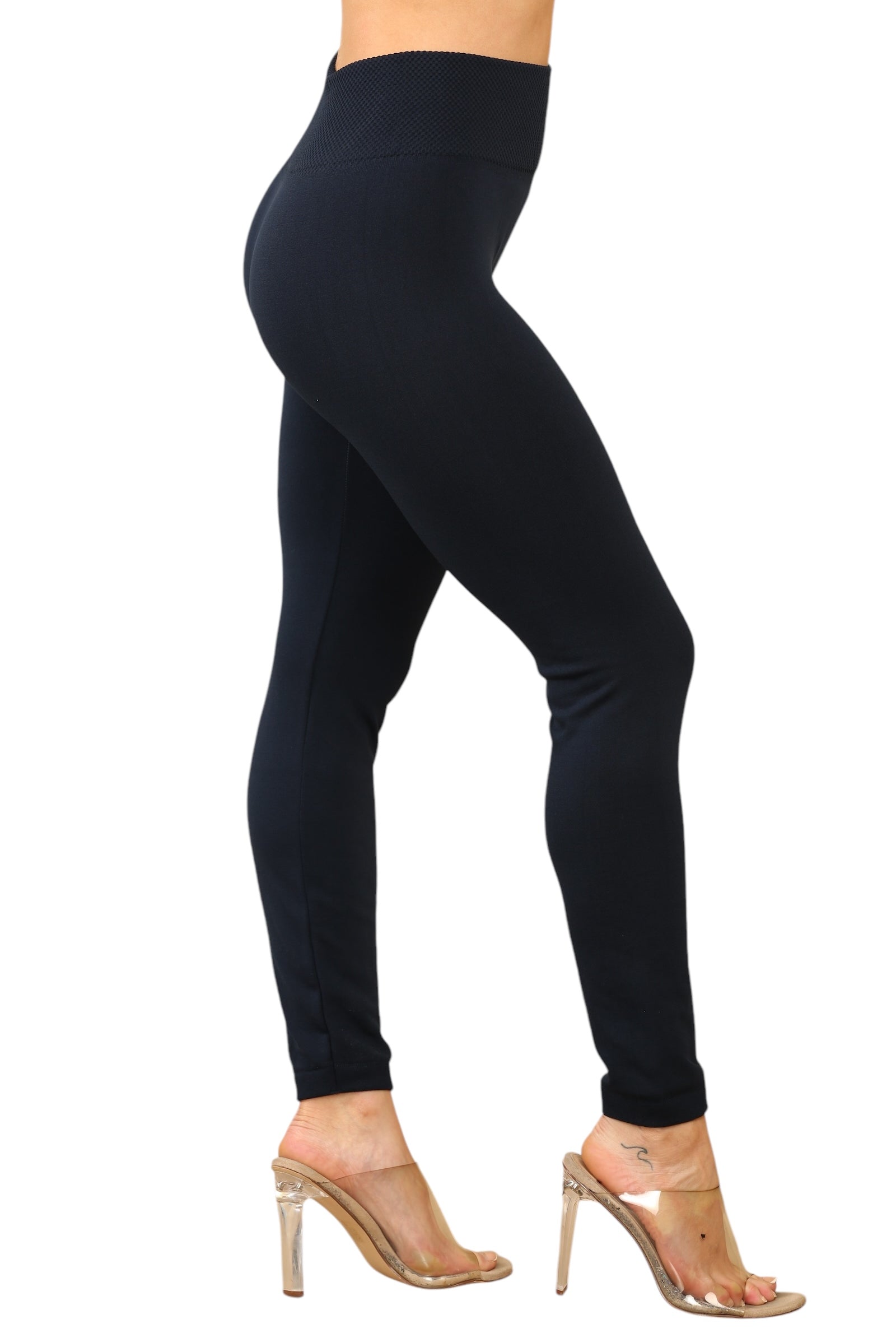 Fleece Lined Thermal Leggings Leggings WearAll