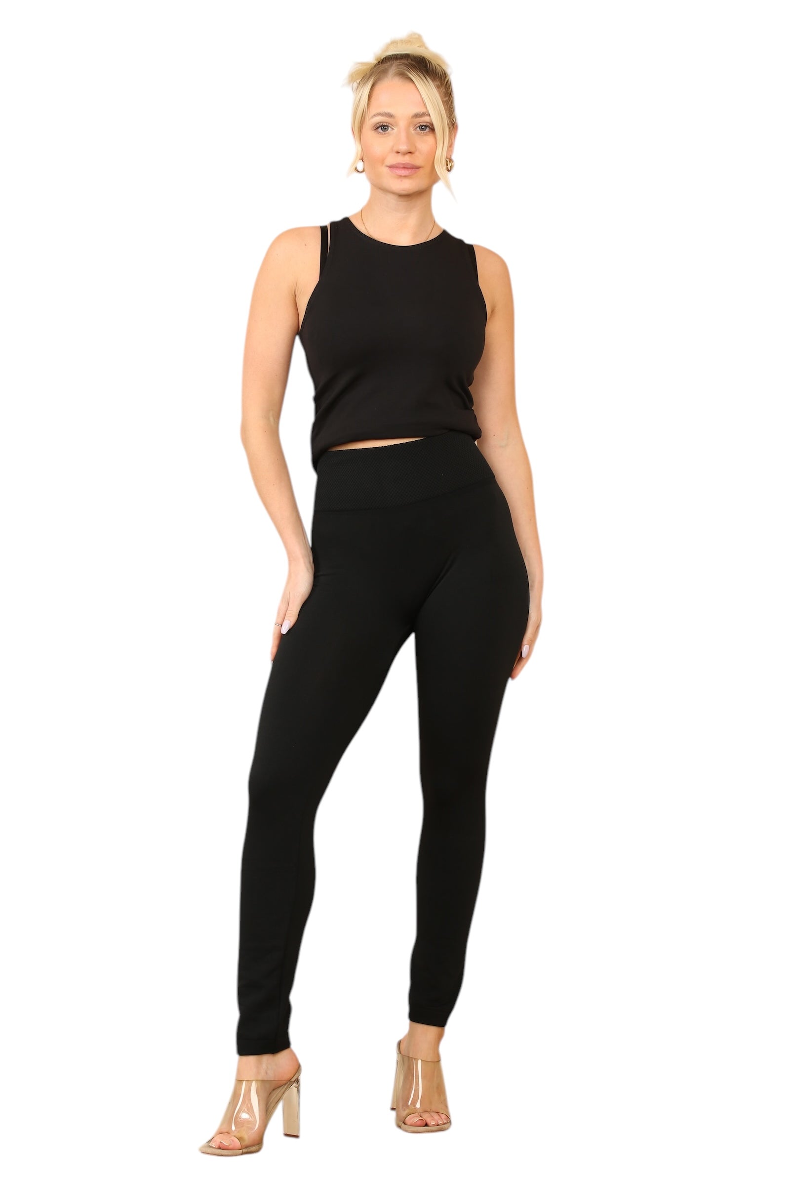 Fleece Lined Thermal Leggings Leggings WearAll