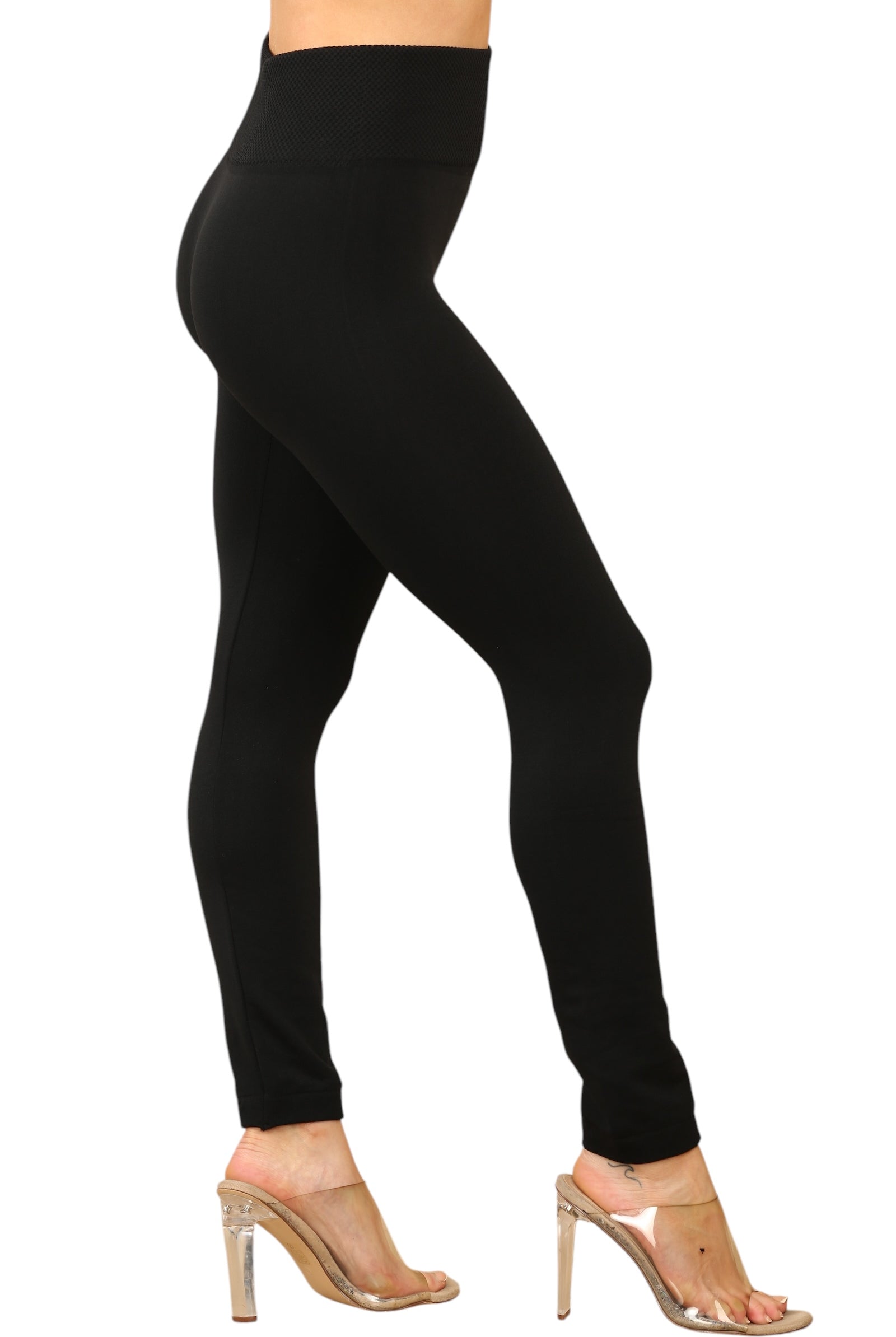 Fleece Lined Thermal Leggings Leggings WearAll