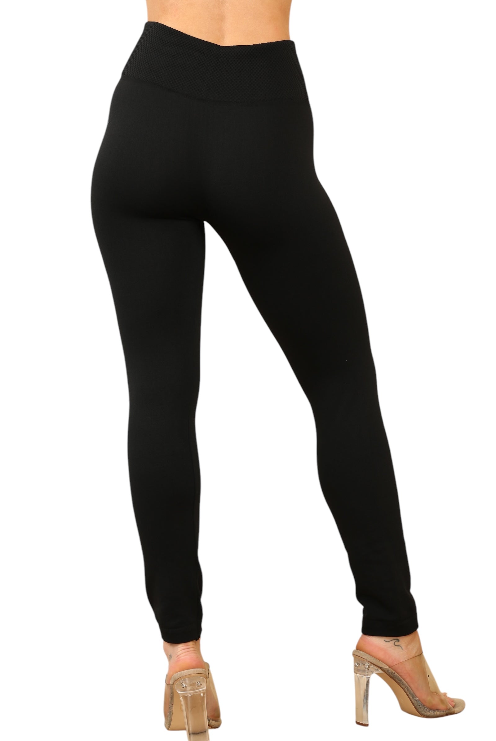 Fleece Lined Thermal Leggings Leggings WearAll