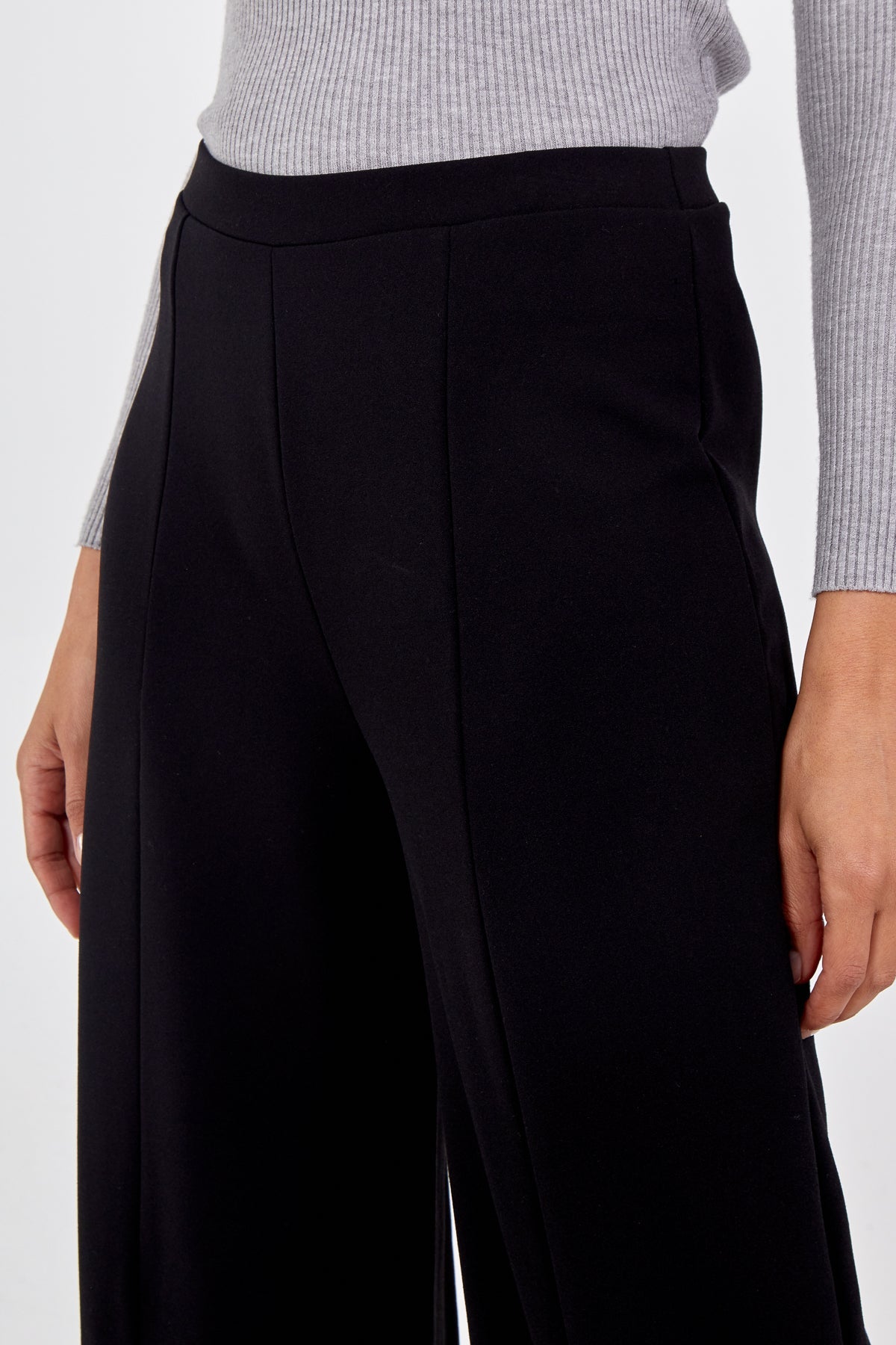 Wide Leg Button Side Trousers TRS1 WearAll