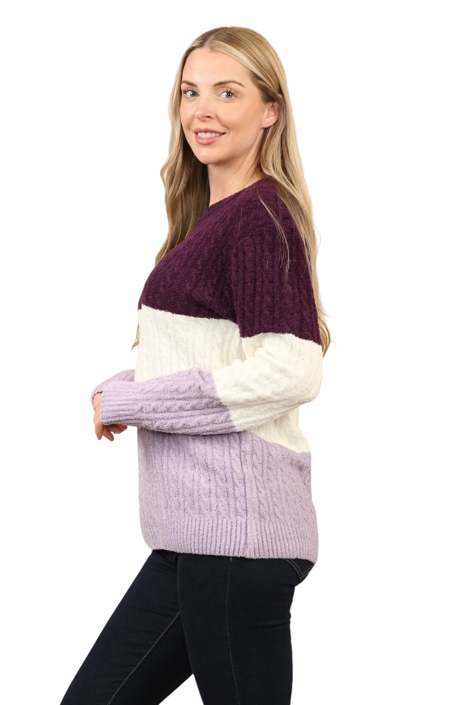 Knitted Jumpers Loose Fit Multi Patterned Jumpers WearAll