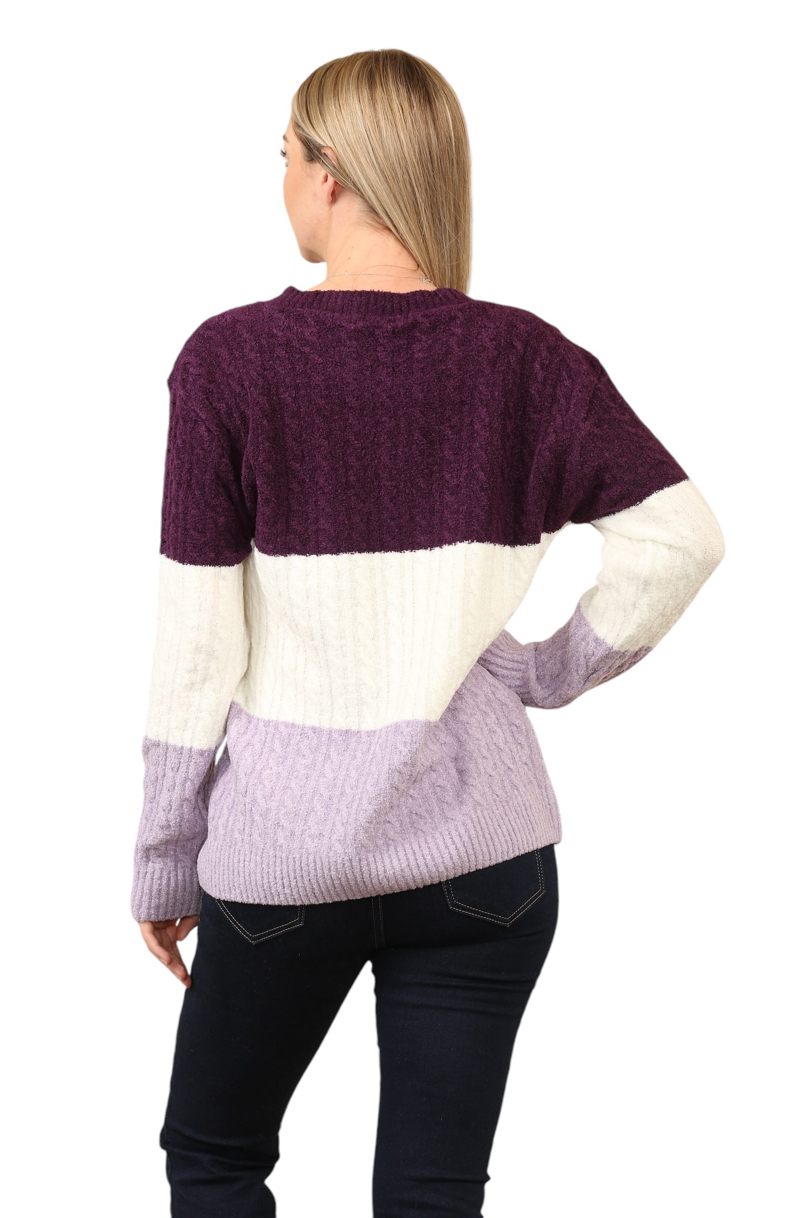 Knitted Jumpers Loose Fit Multi Patterned Jumpers WearAll