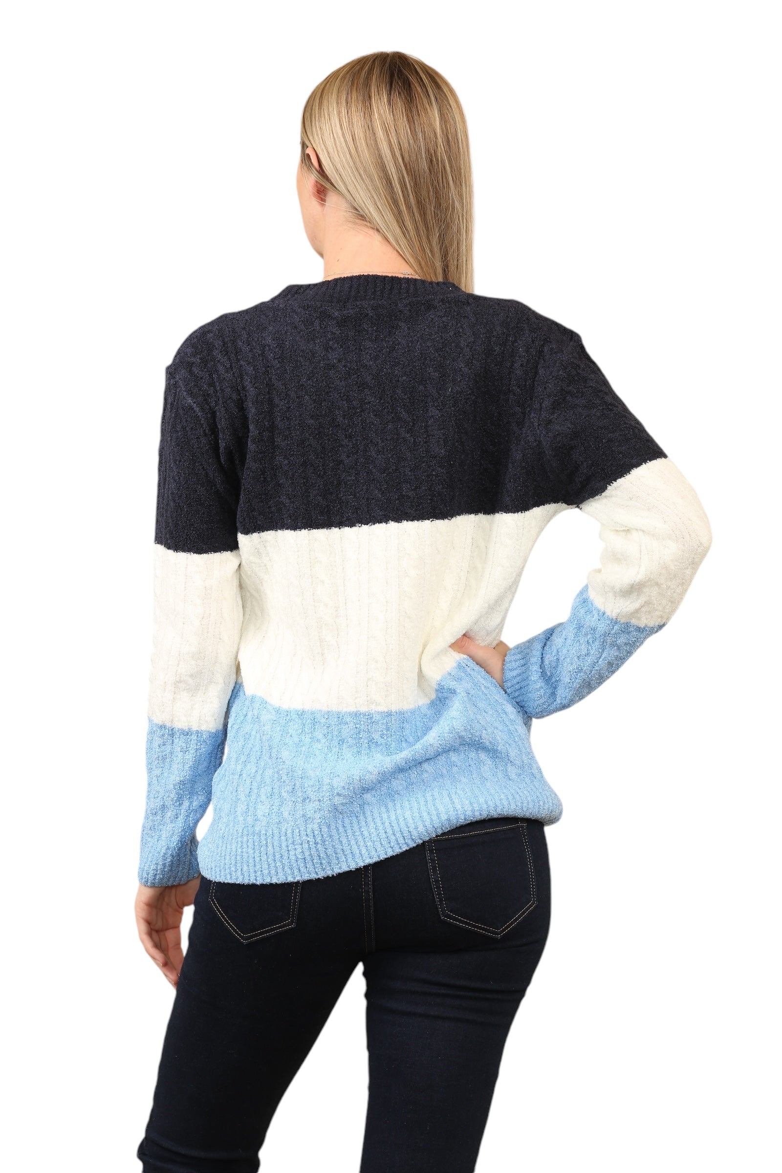 Knitted Jumpers Loose Fit Multi Patterned Jumpers WearAll