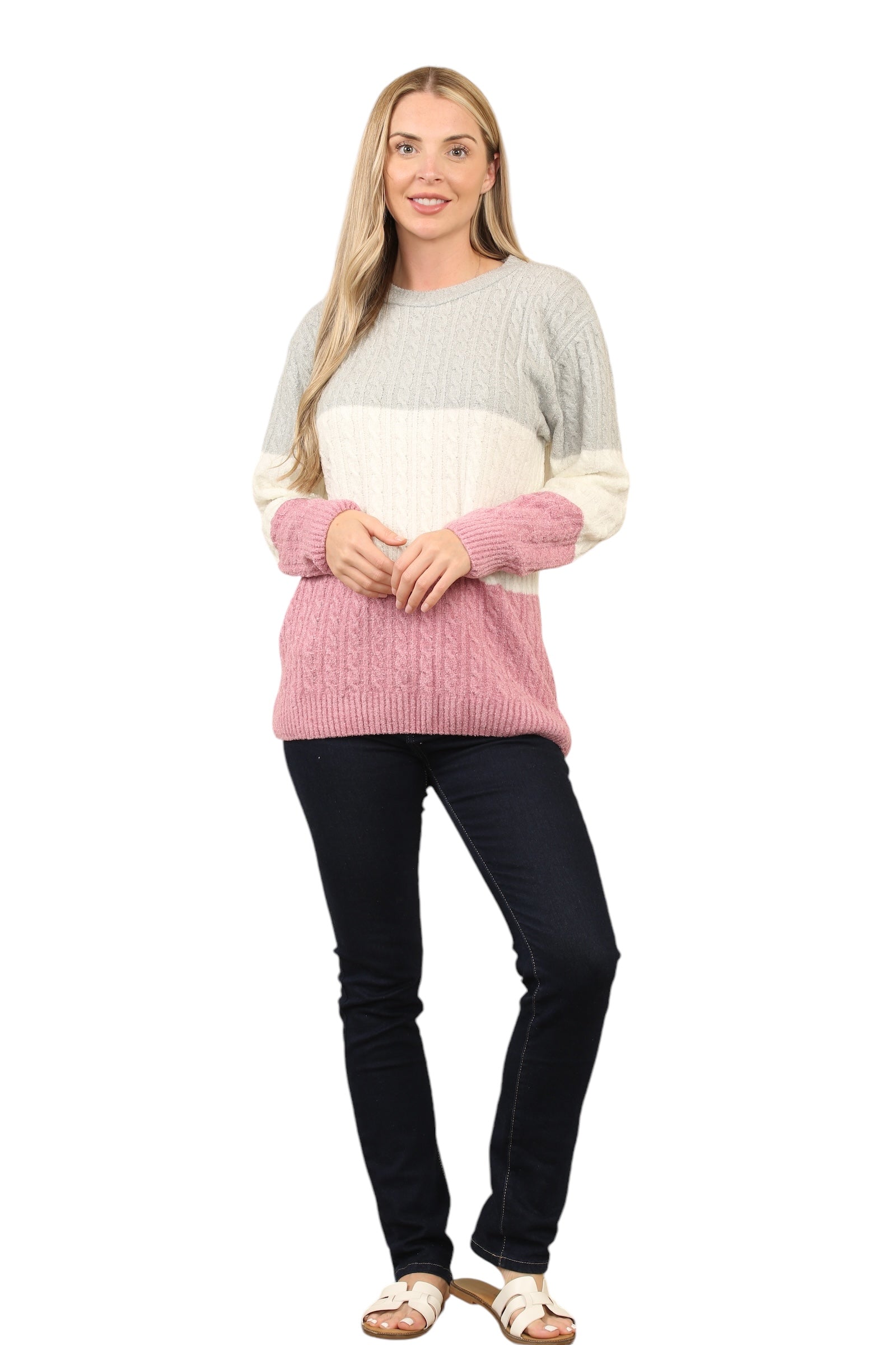 Knitted Jumpers Loose Fit Multi Patterned Jumpers WearAll