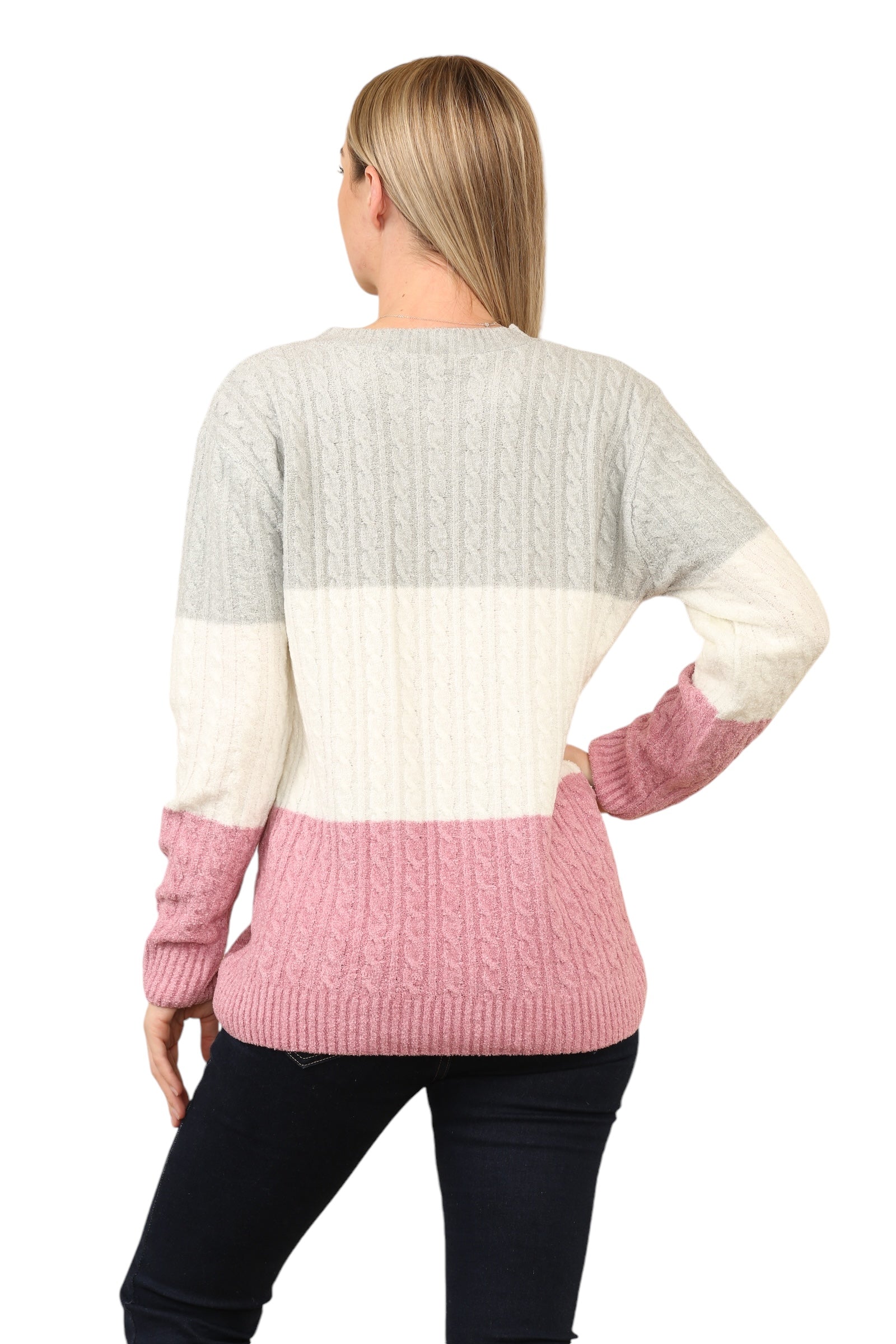 Knitted Jumpers Loose Fit Multi Patterned Jumpers WearAll