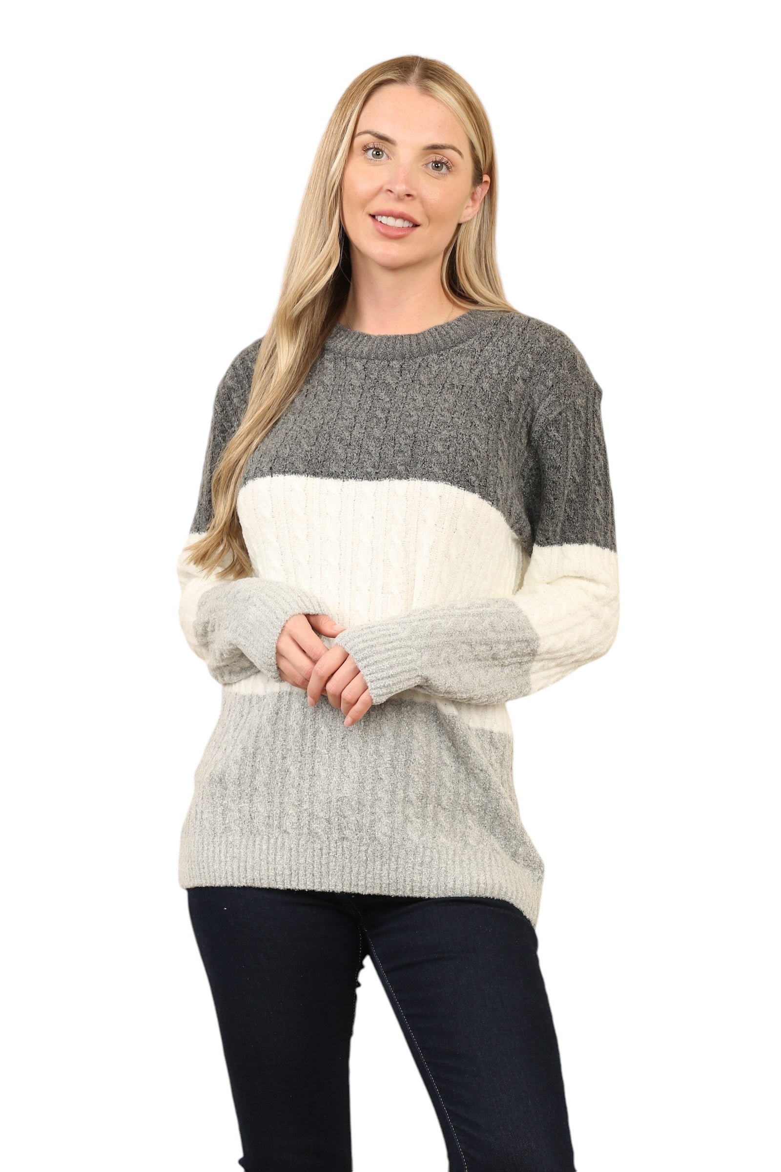 Knitted Jumpers Loose Fit Multi Patterned Jumpers WearAll