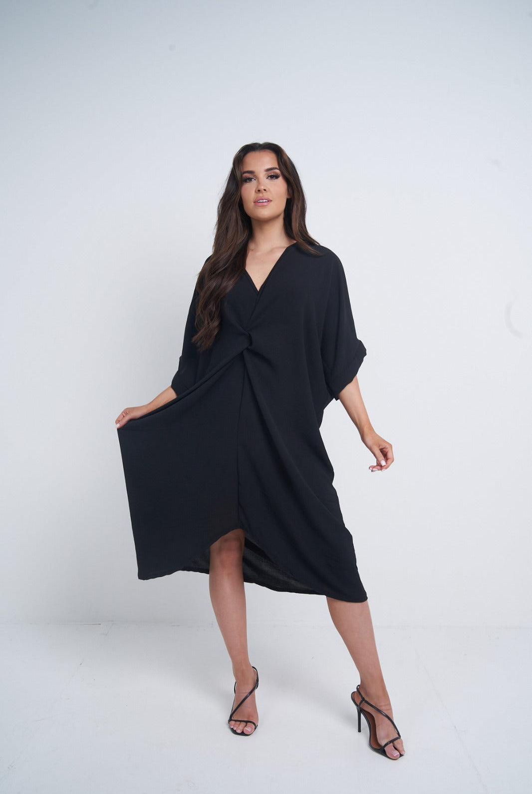 Tie Knot Twist Midi Dress Dress WearAll