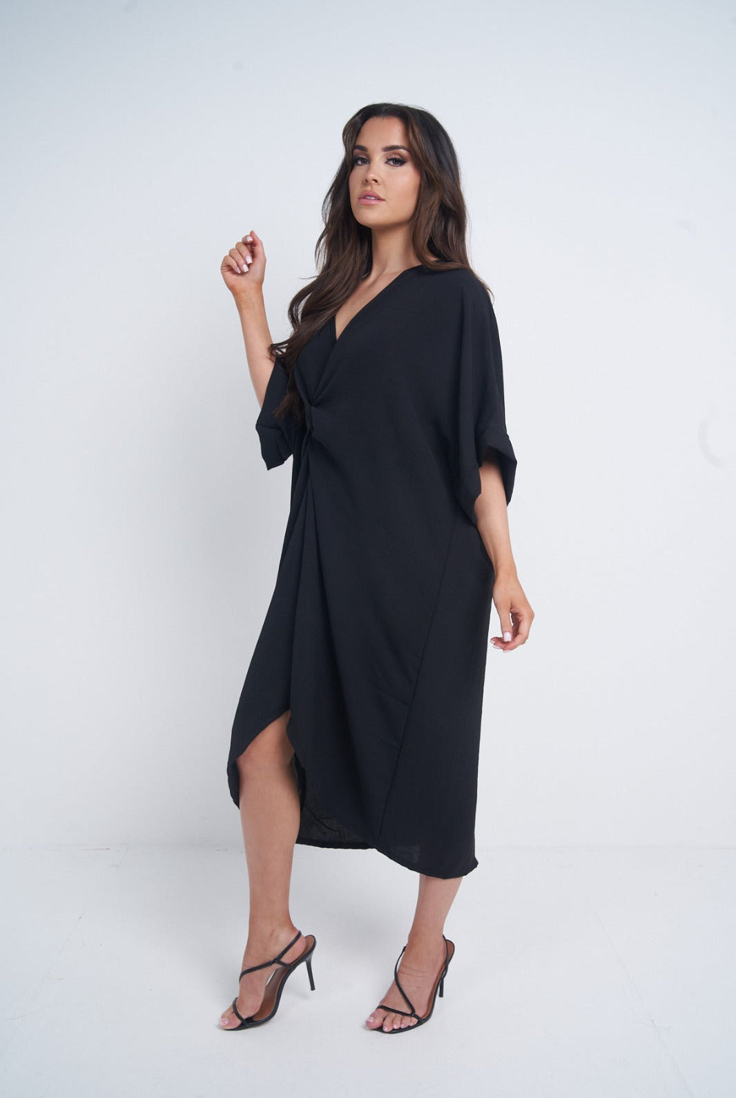 Tie Knot Twist Midi Dress Dress WearAll
