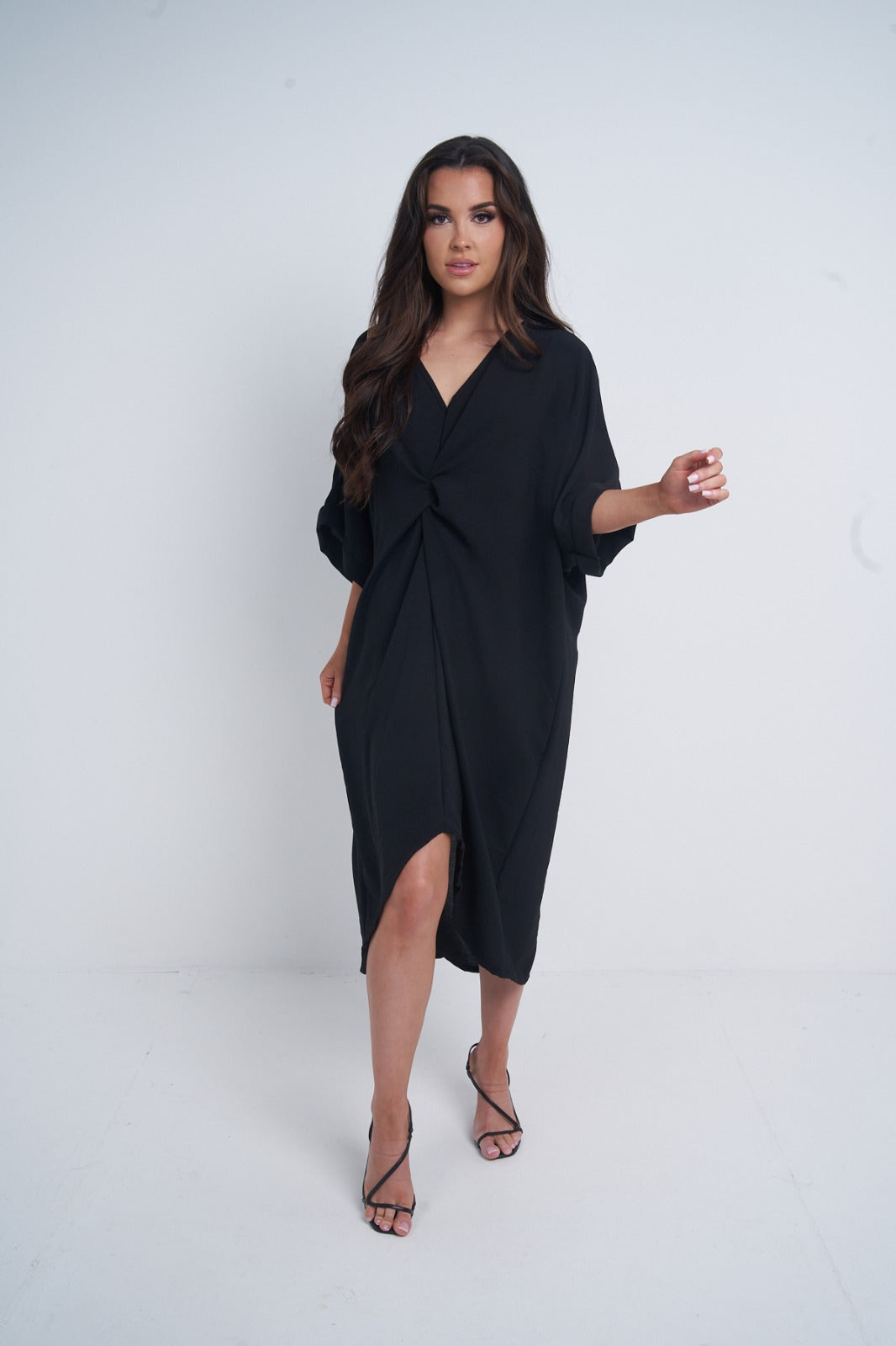 Tie Knot Twist Midi Dress Dress WearAll