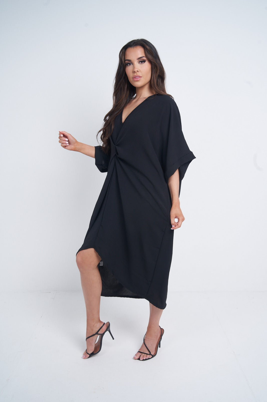 Tie Knot Twist Midi Dress Dress WearAll