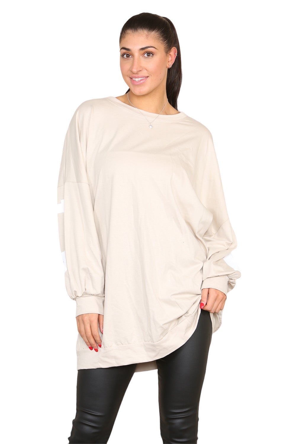 Buffalo Slogan Print Oversized Jumper Dress Dress WearAll