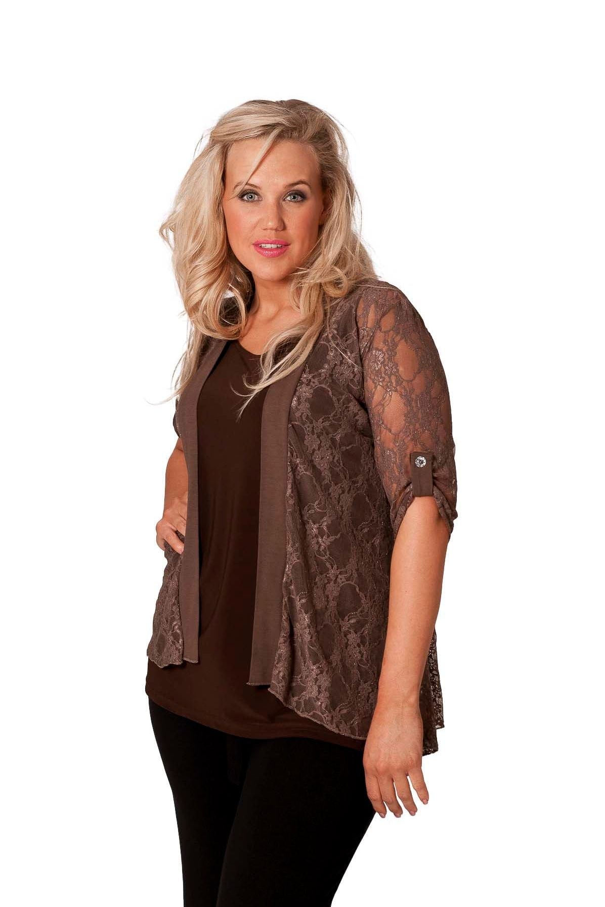 Lace Open Short Cardigan Top cardigan WearAll