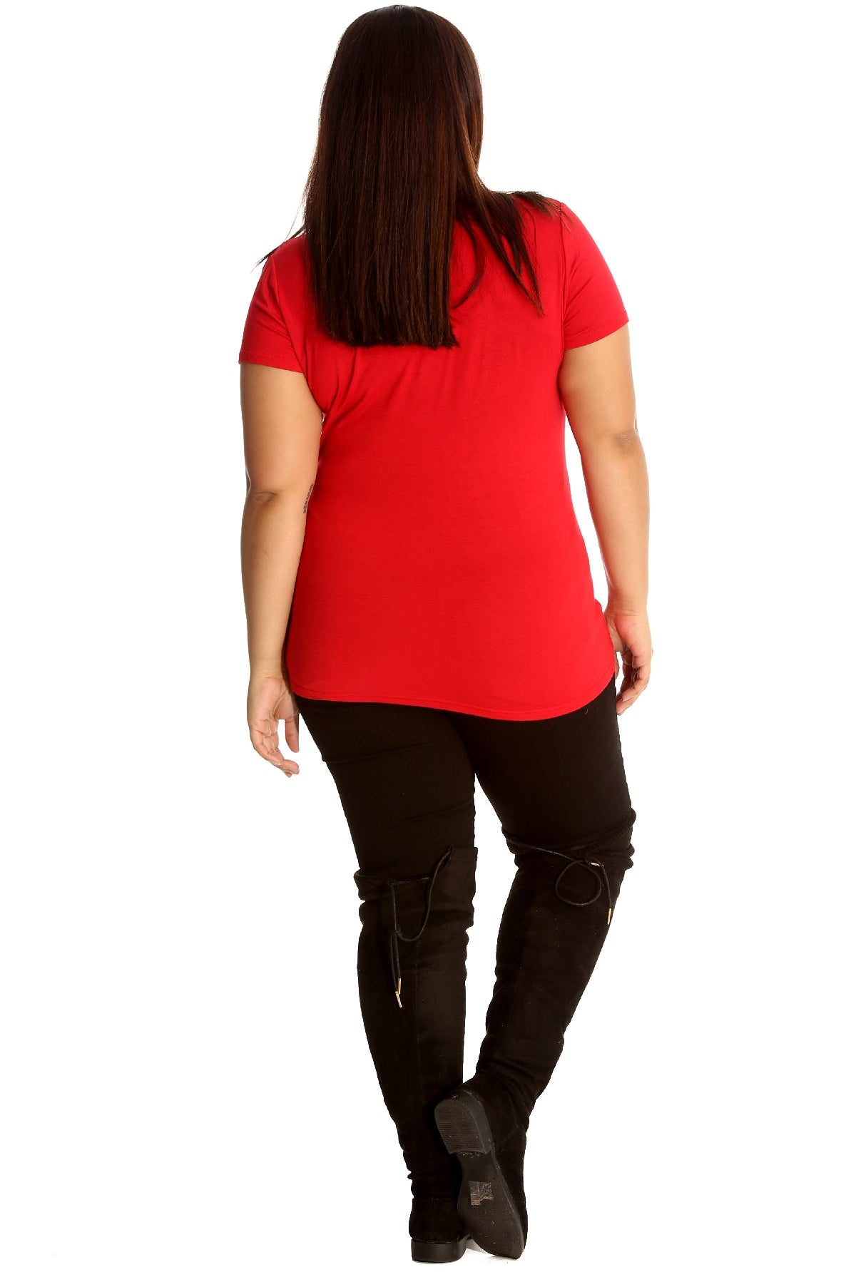 Holly Snowflake Christmas Short Sleeve Top Tops WearAll