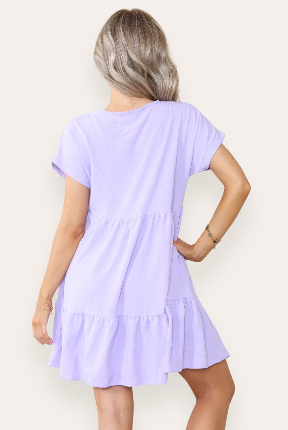 Fancy Style Tiered Smock Dress Dress WearAll