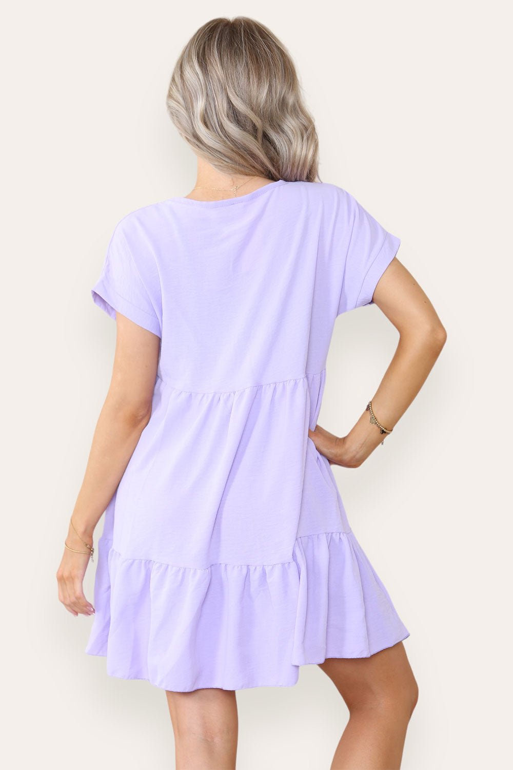 Fancy Style Tiered Smock Dress Dress WearAll