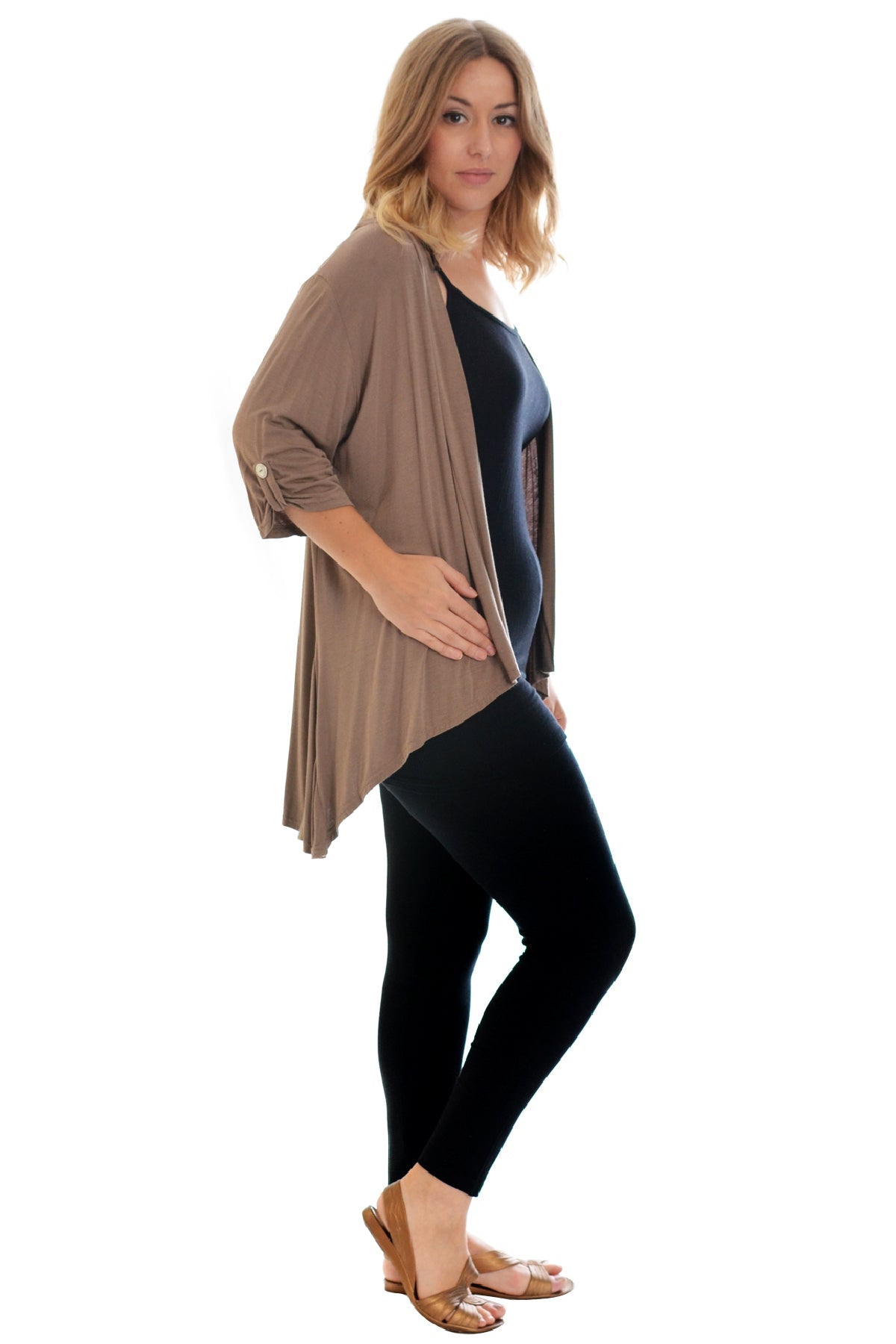 Button Open Cardigan Stretch Top cardigan WearAll