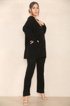 Chunky Knitted Button Up Set Loungewear WearAll