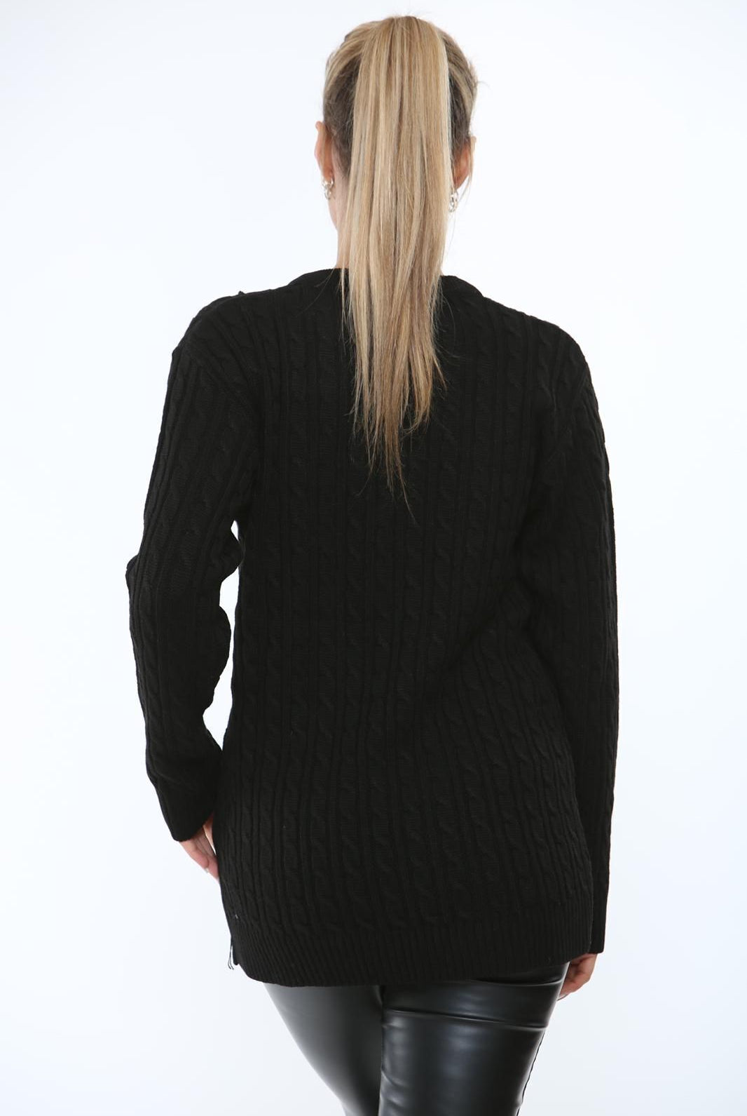 Cable Knit Top Jumper Sweater Jumper WearAll