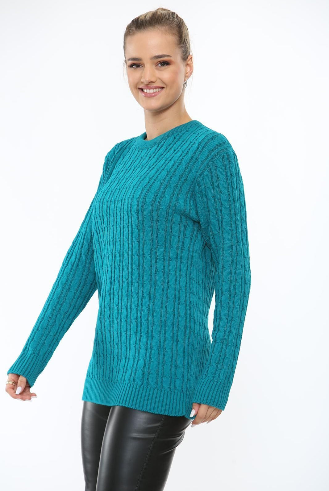 Cable Knit Top Jumper Sweater Jumper WearAll