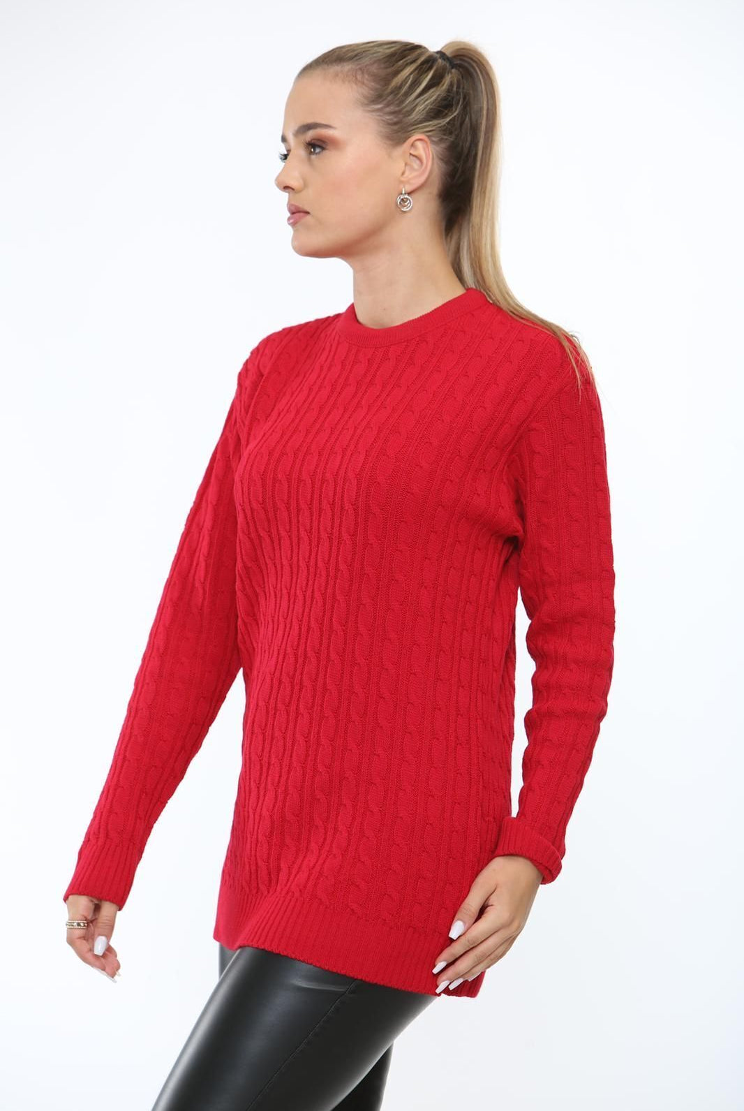 Cable Knit Top Jumper Sweater Jumper WearAll