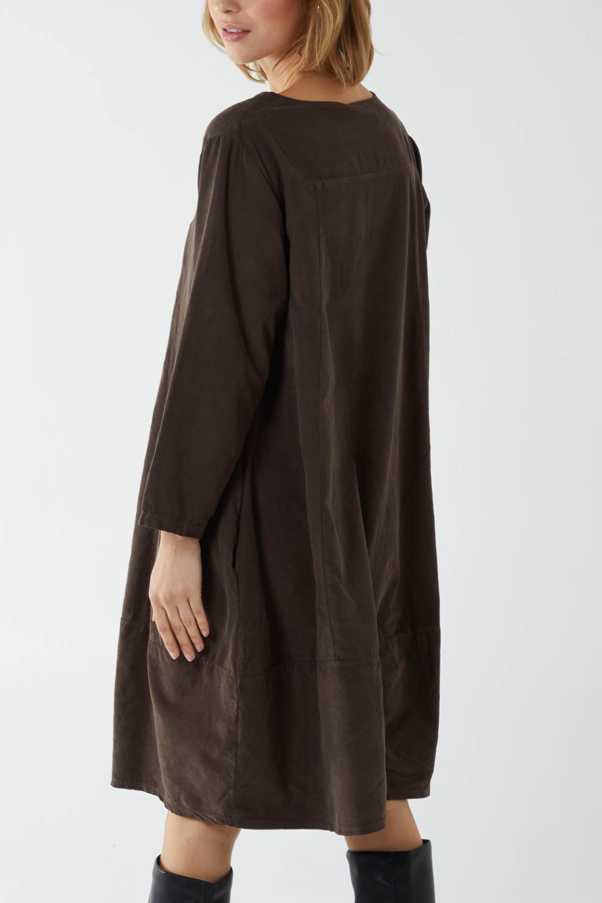 Baby Corduroy Pocket Dress DMF2 WearAll