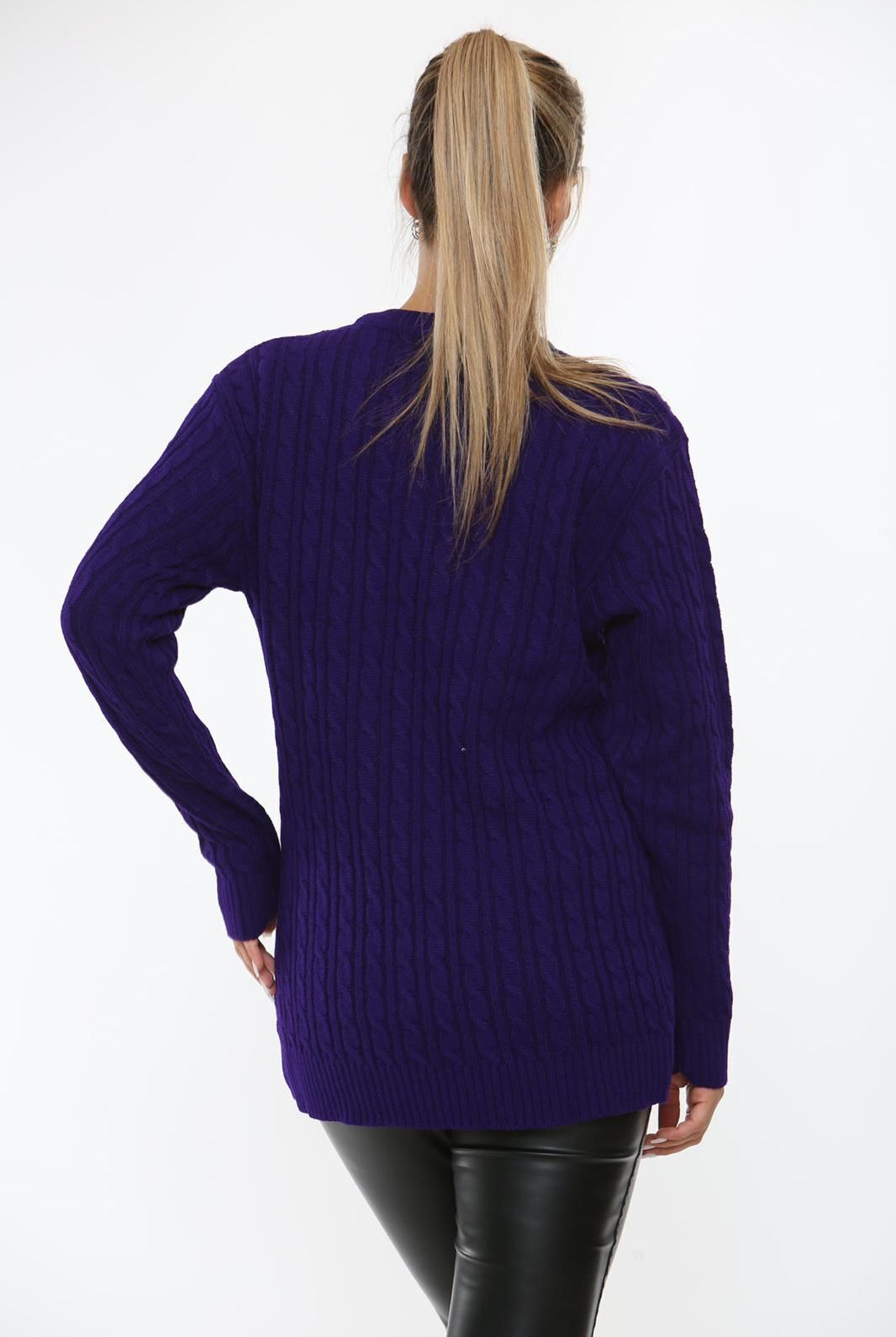 Cable Knit Top Jumper Sweater Jumper WearAll