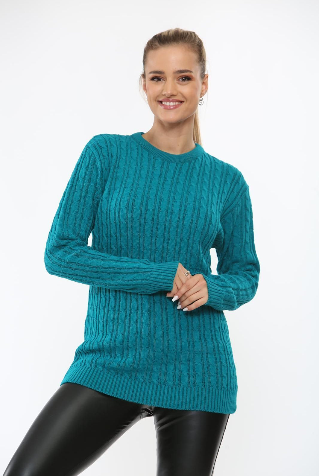 Cable Knit Top Jumper Sweater Jumper WearAll