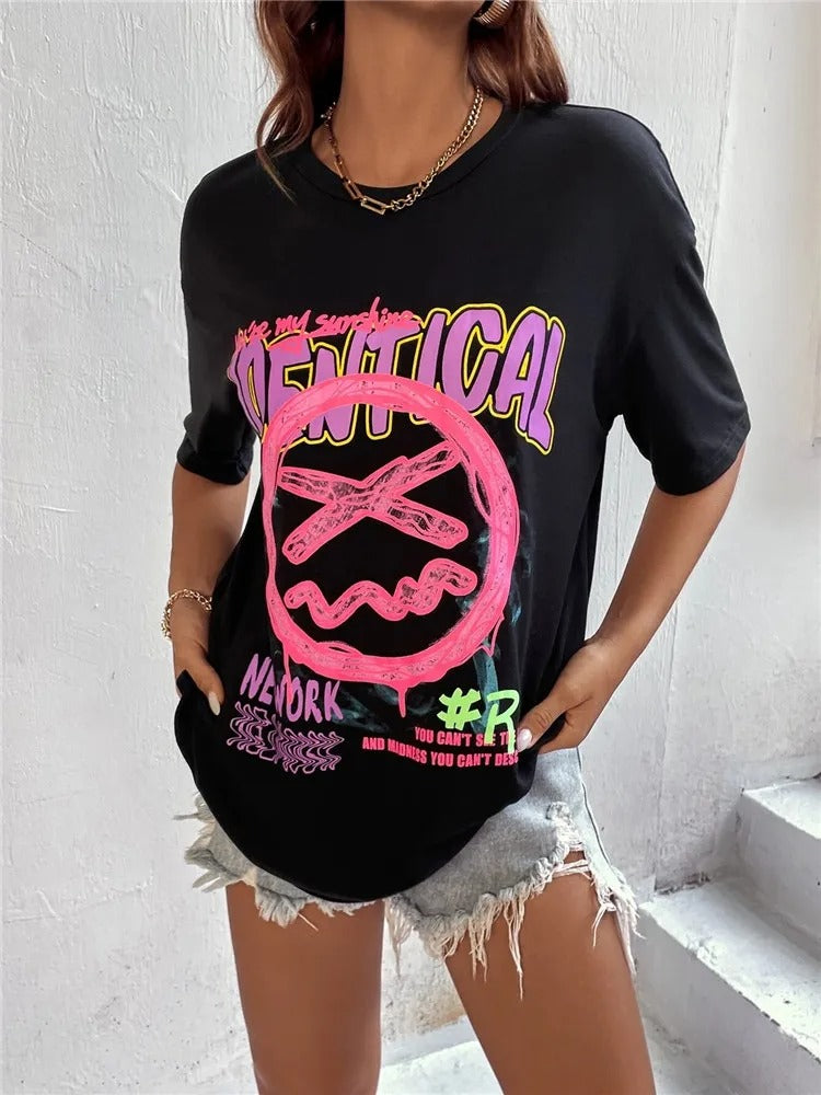 Identical Black T-Shirt Tops WearAll