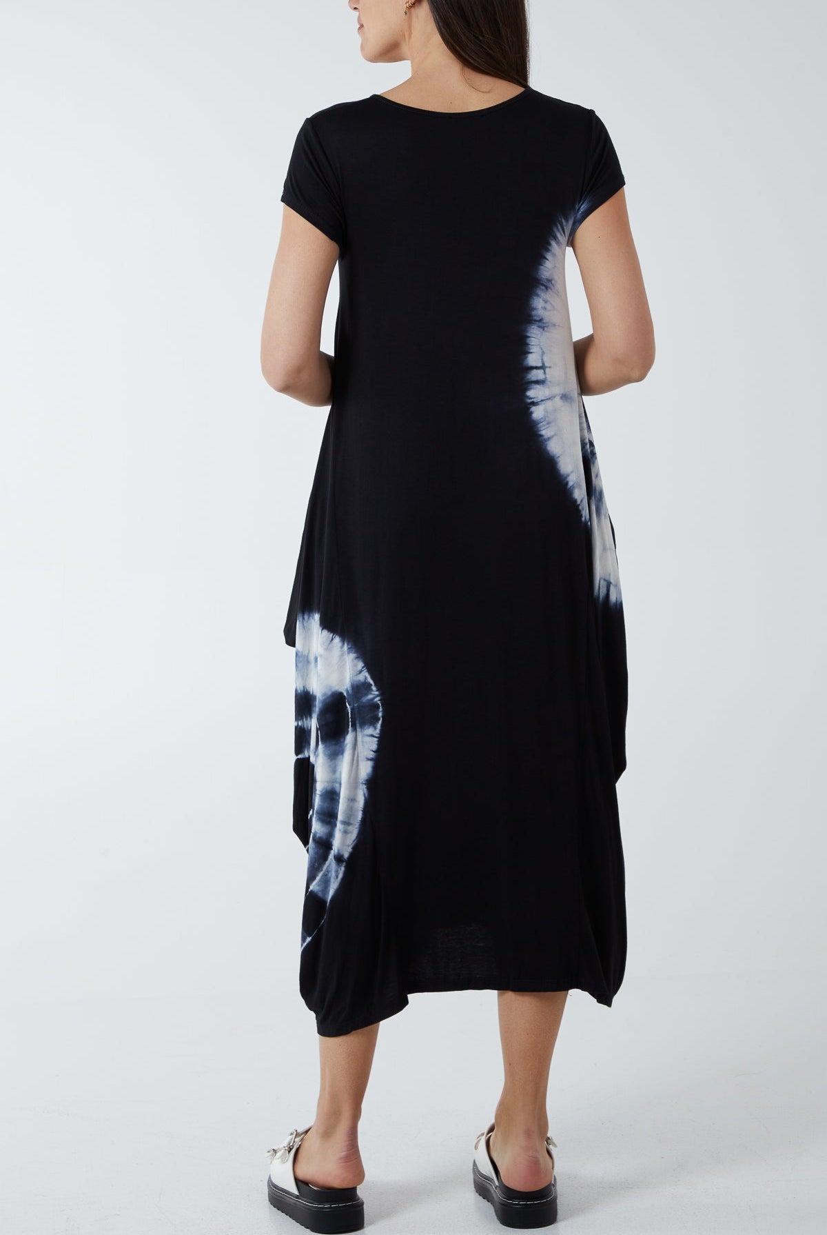 Tie Dye Parachute Midi Dress DMF2 WearAll