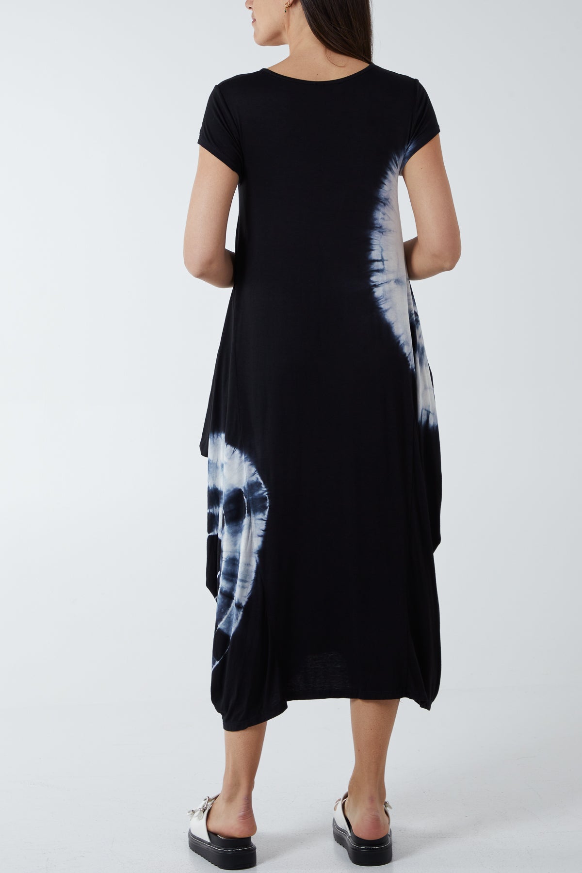Tie Dye Parachute Midi Dress DMF2 WearAll