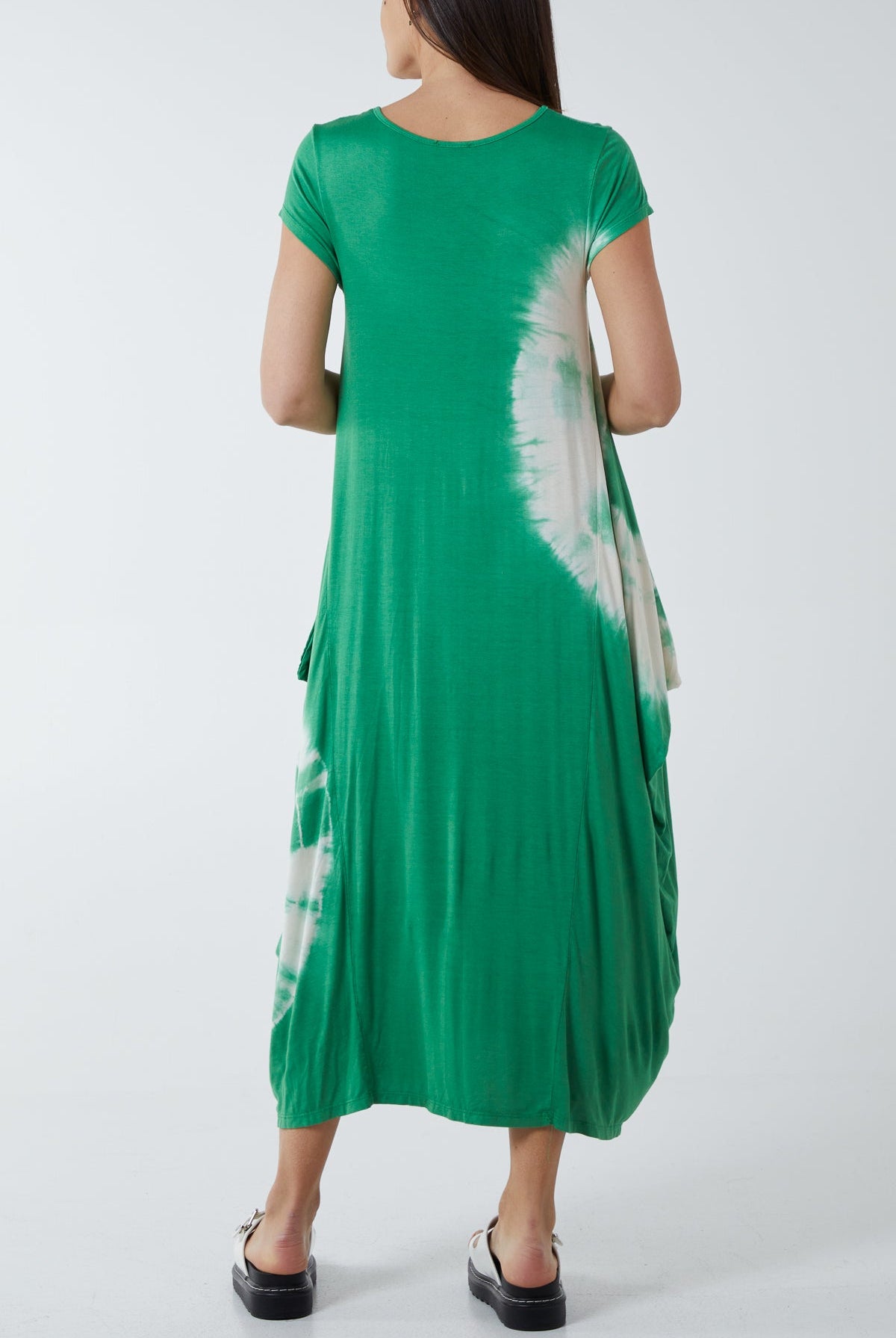 Tie Dye Parachute Midi Dress DMF2 WearAll