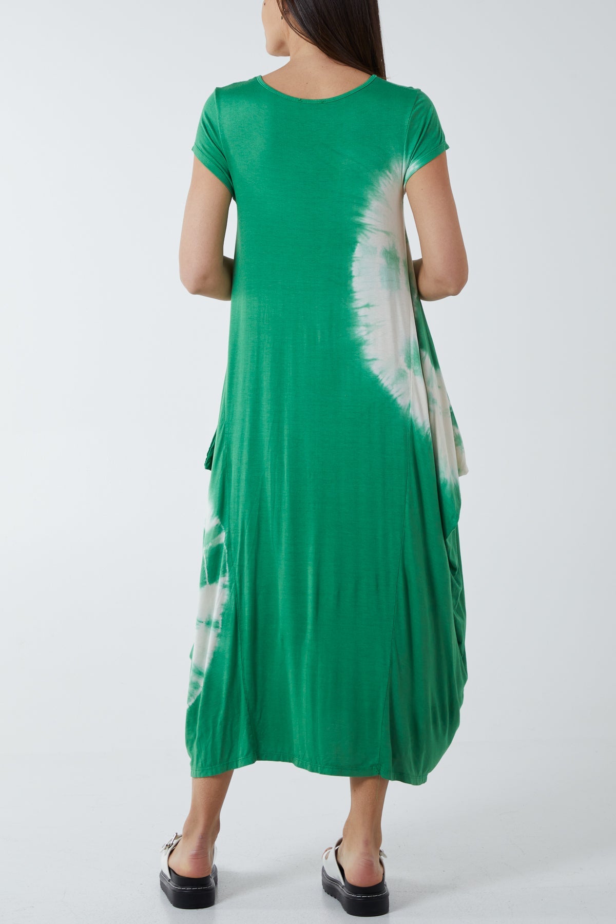 Tie Dye Parachute Midi Dress DMF2 WearAll