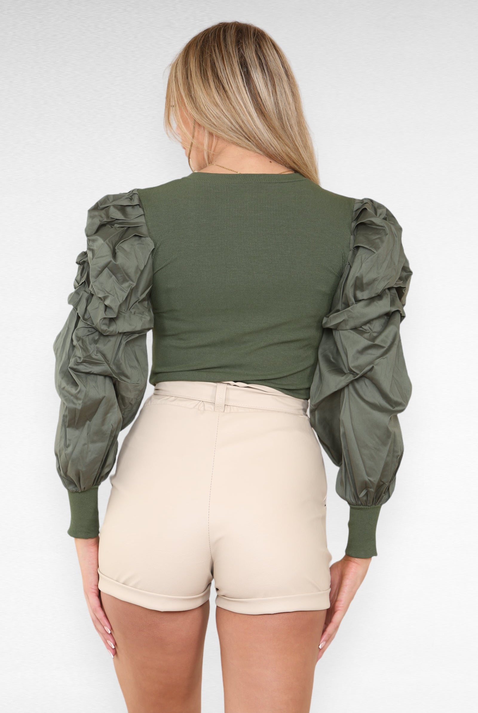 PU Faux Leather Belted Wet Look Shorts With Strap Skirts & Shorts WearAll