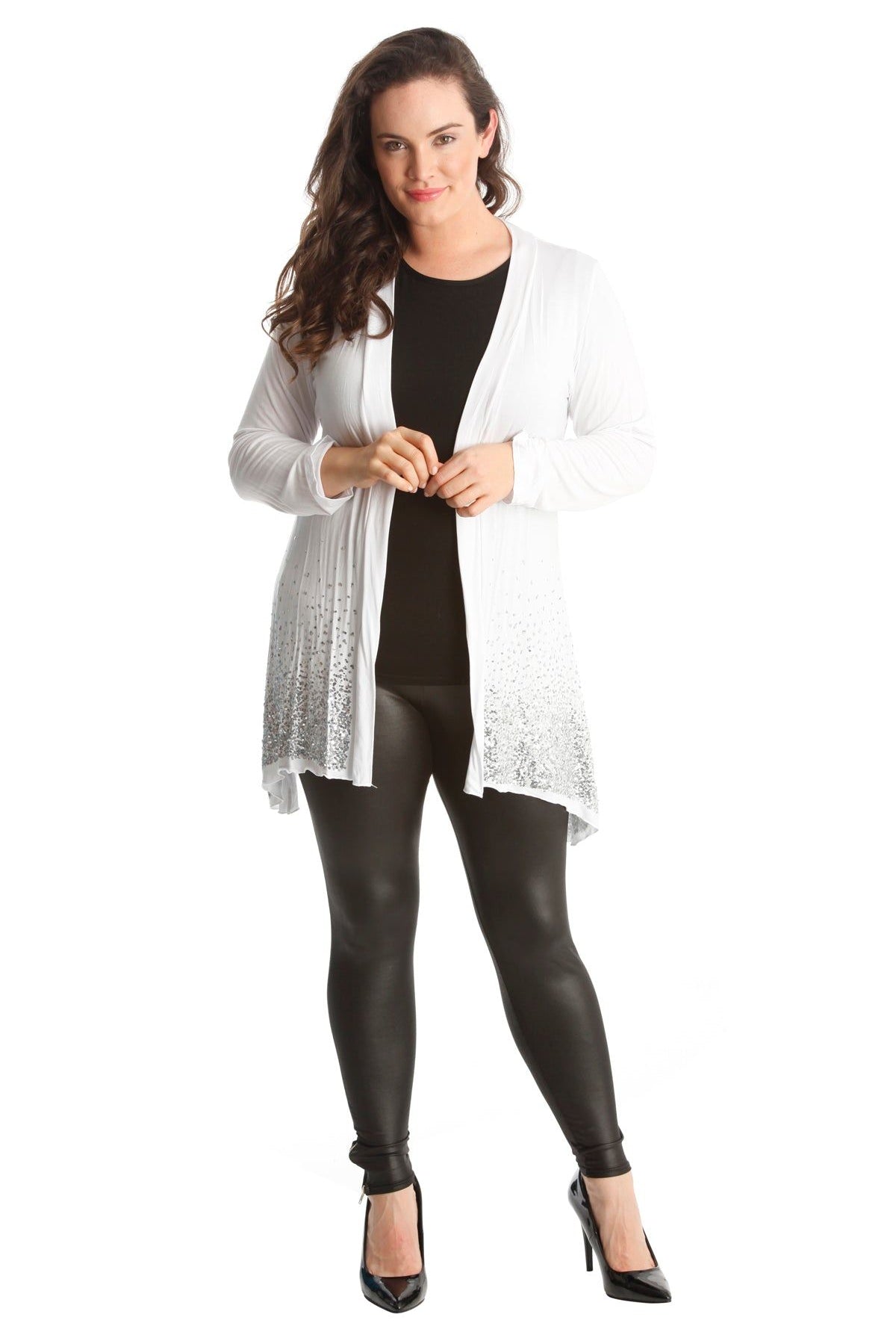 Sequin Sparkle Open Cardigan cardigan WearAll