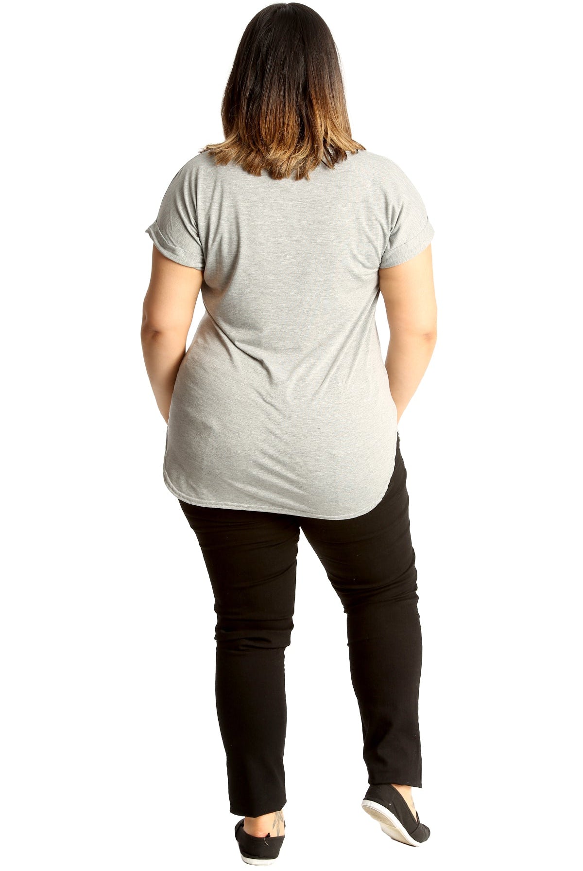 Glitter Skull Print Top Tops WearAll