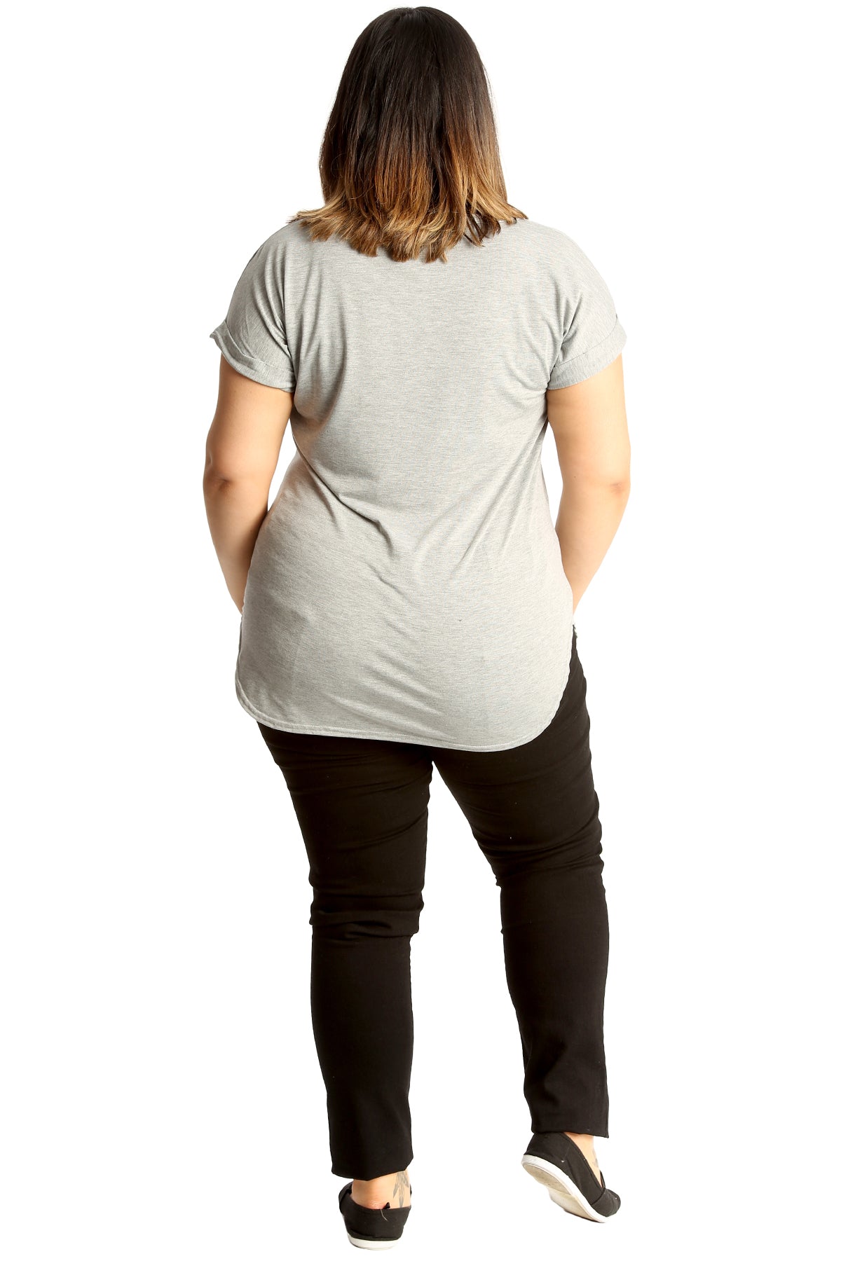 Glitter Skull Print Top Tops WearAll